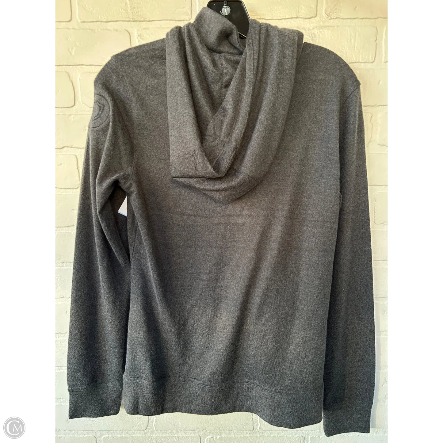 Athletic Sweatshirt Hoodie By Greg Norman In Grey, Size: S