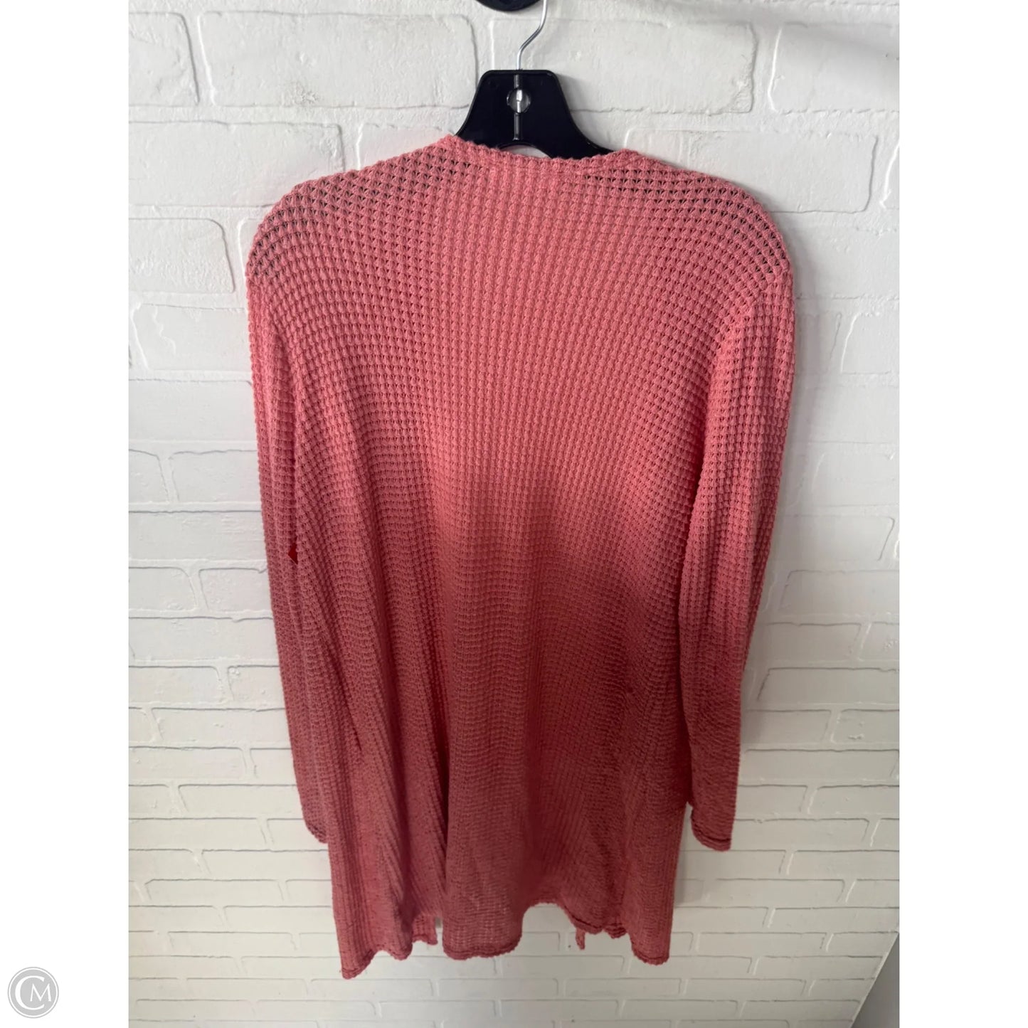 Cardigan By Clothes Mentor In Peach, Size: L
