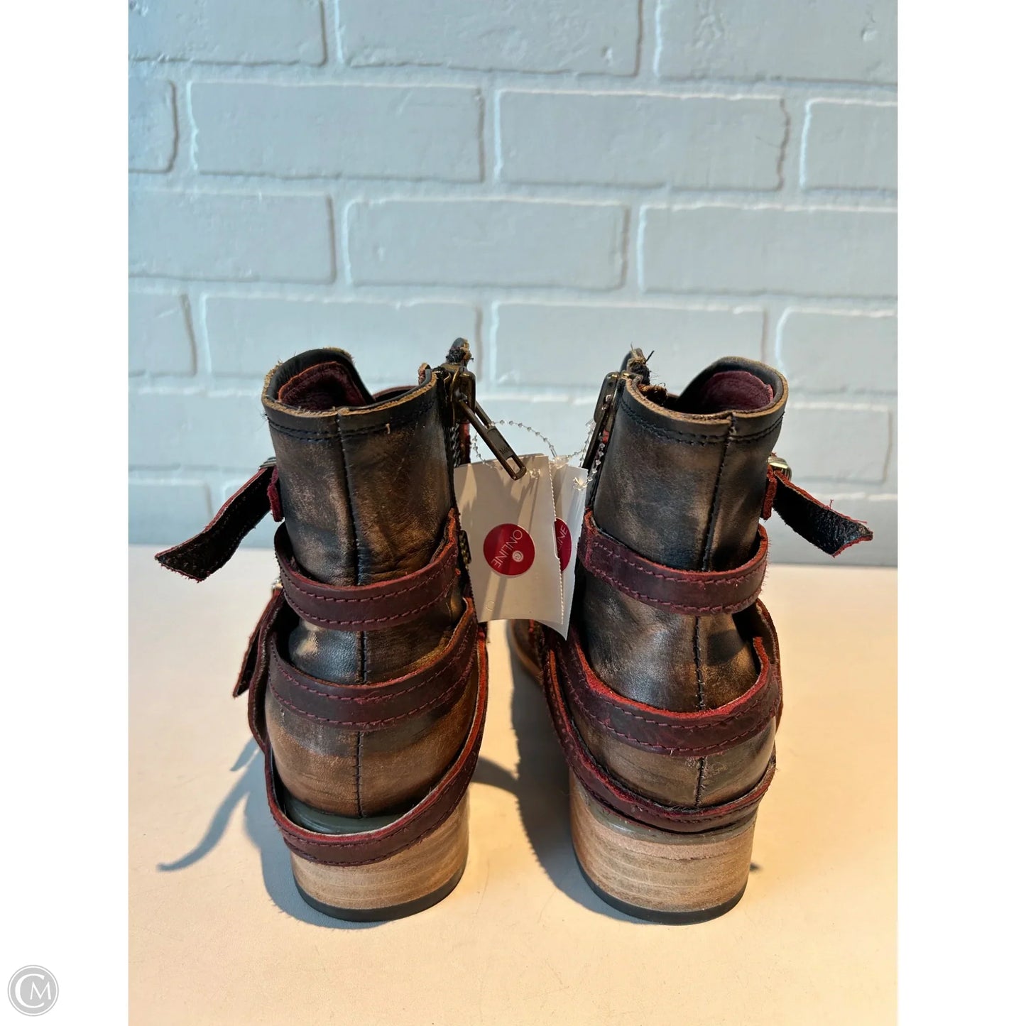 Shoes Heels Block By Freebird In Red, Size: 9