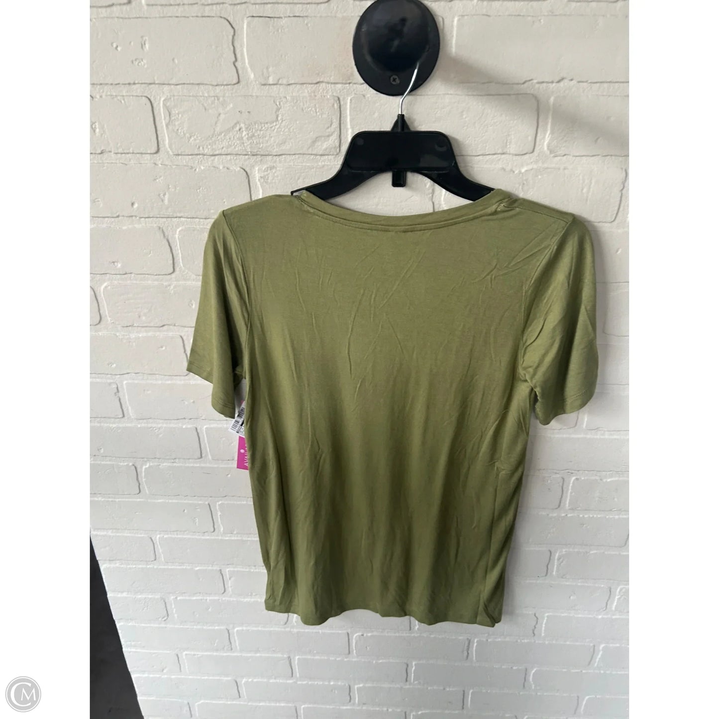 Top Short Sleeve Basic By Zenana In Green, Size: S