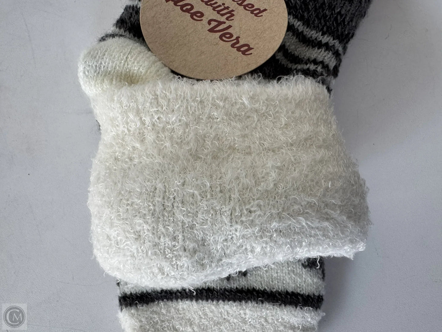 Socks By CLEAR CREEK In Black & Cream, Size: 0