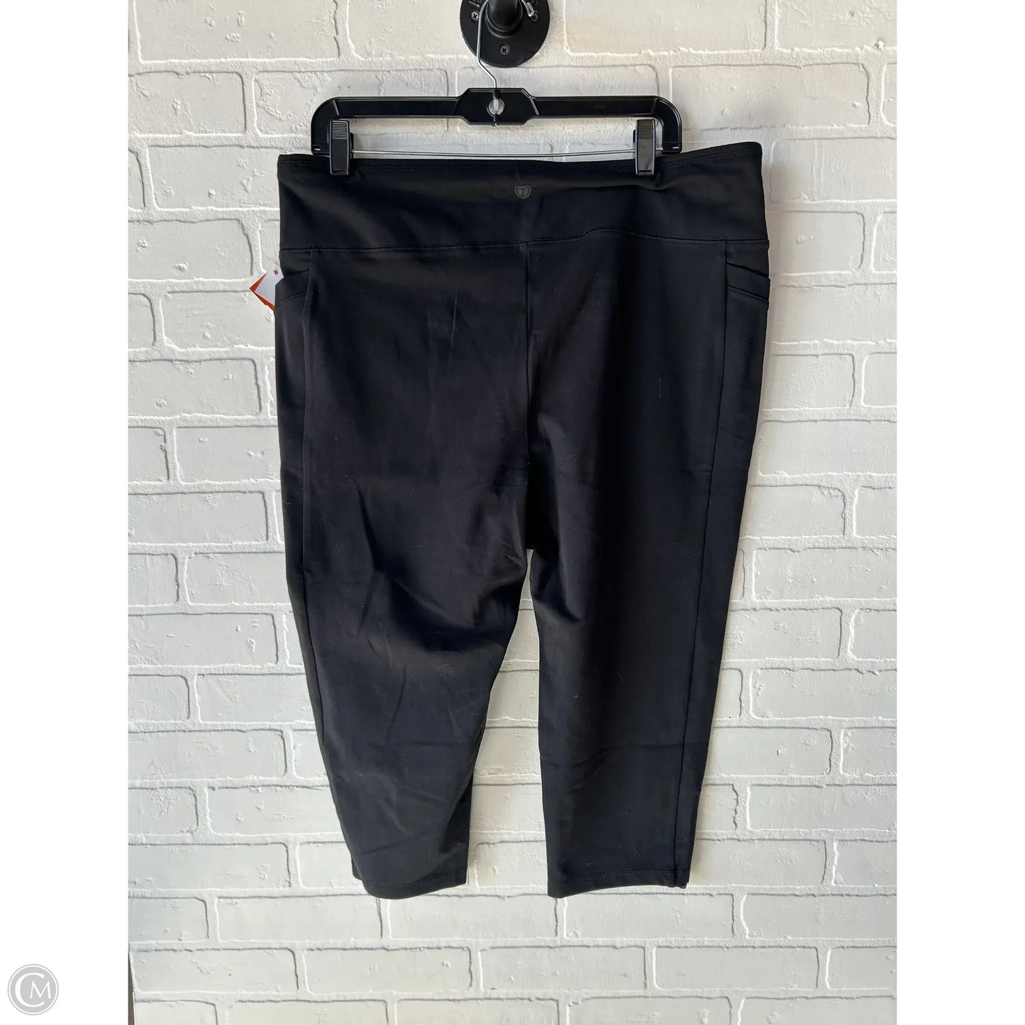 Athletic Capris By Talbots In Black, Size: 16