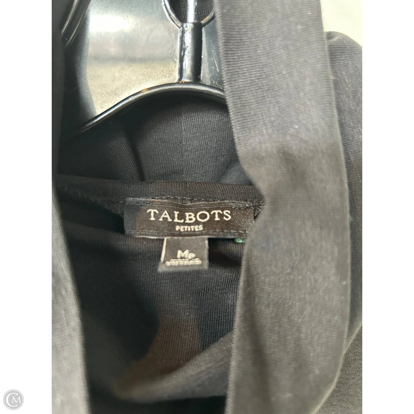 Top Long Sleeve By Talbots In Black, Size: Mp