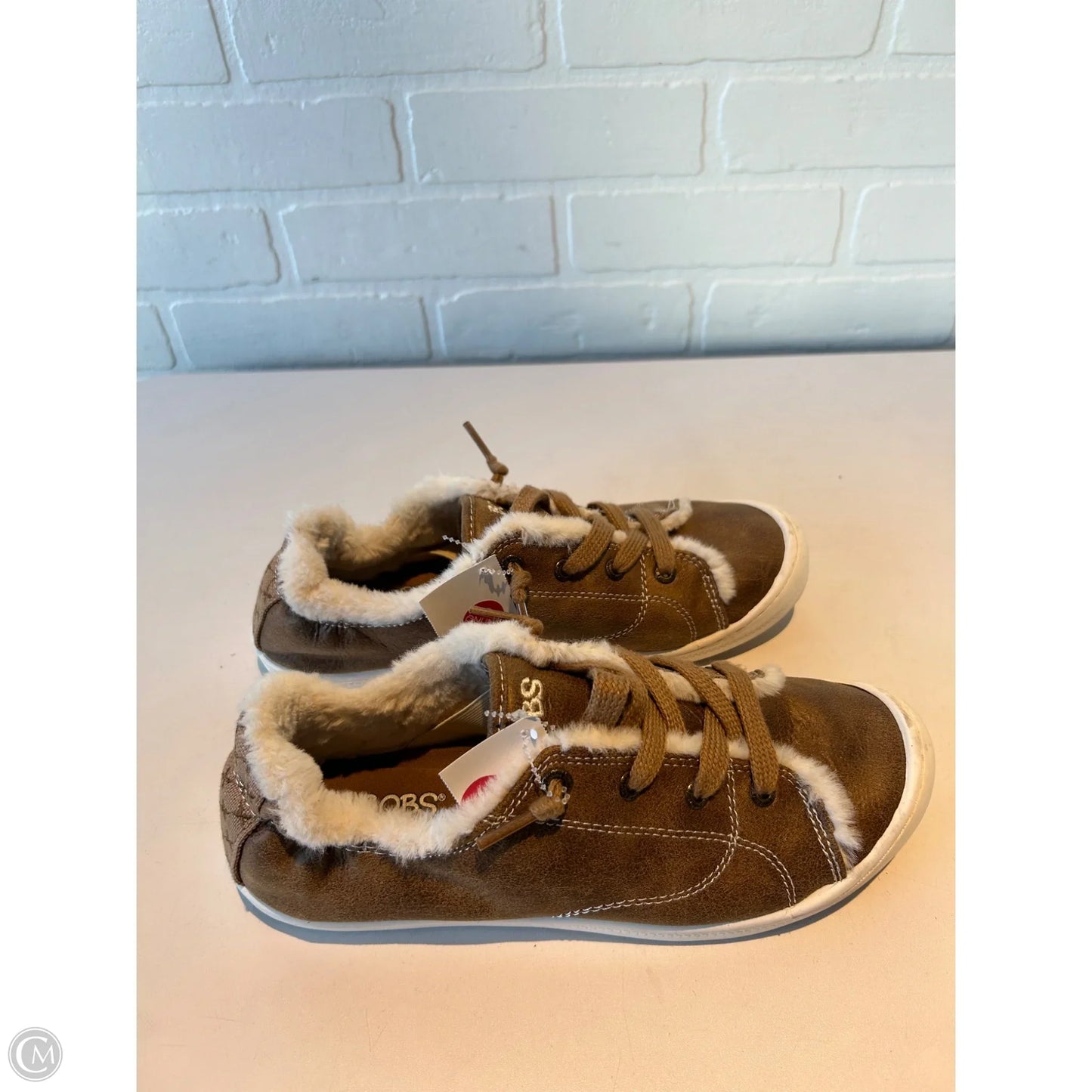 Shoes Flats By Bobs In Brown & Cream, Size: 9