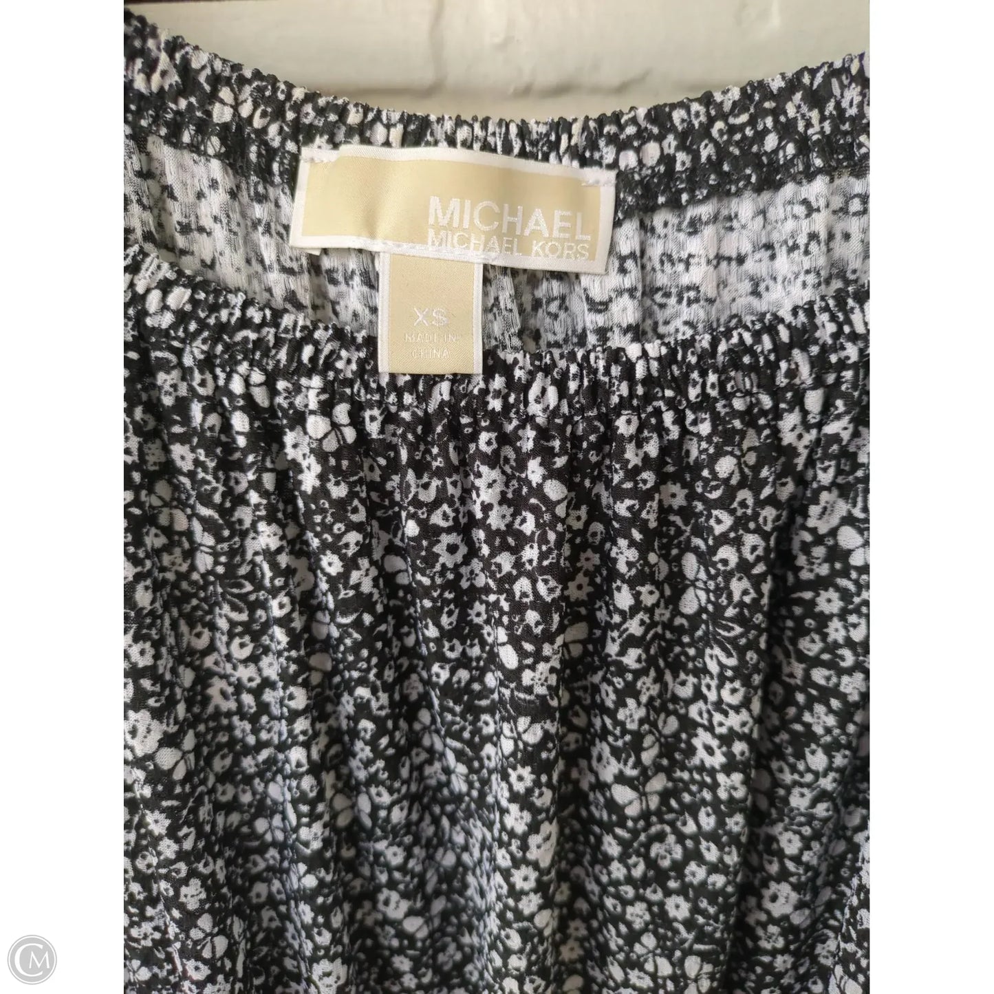 Dress Casual Short By Michael By Michael Kors In Black & White, Size: Xs