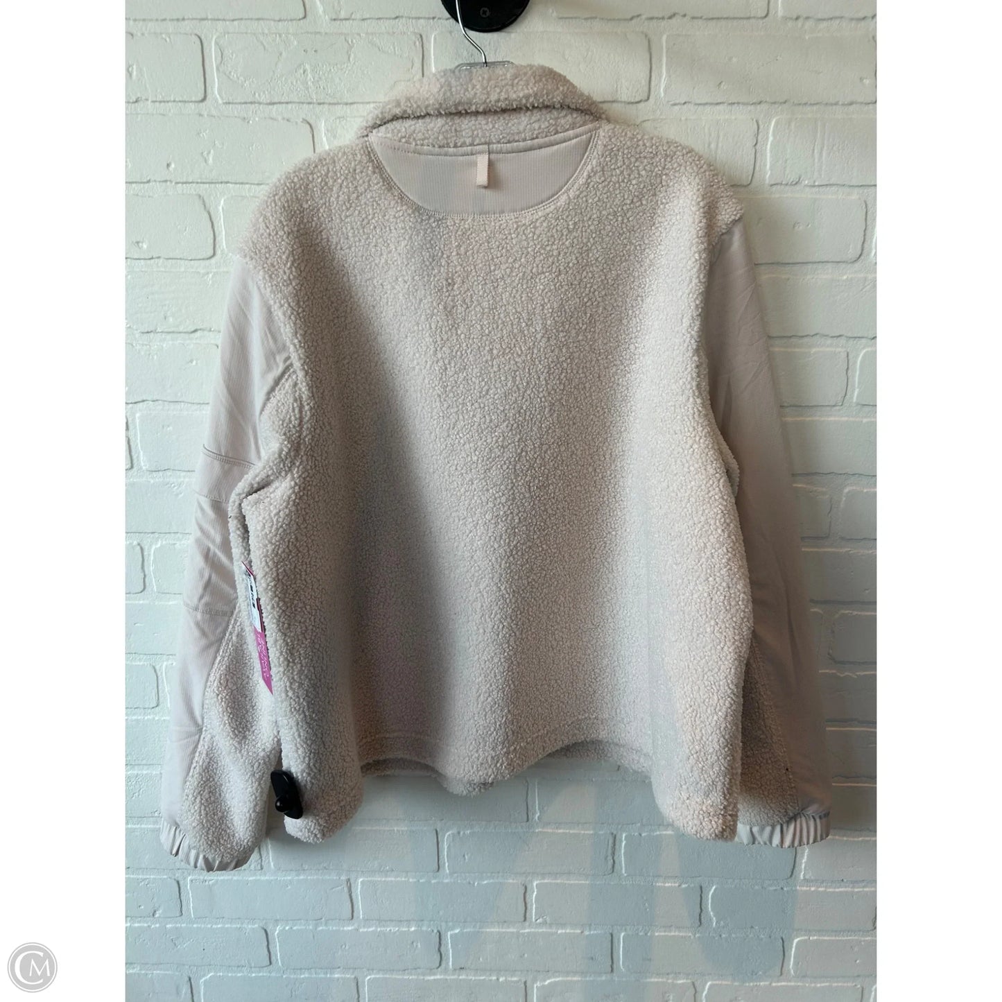 Jacket Fleece By Flx In Cream, Size: Xl
