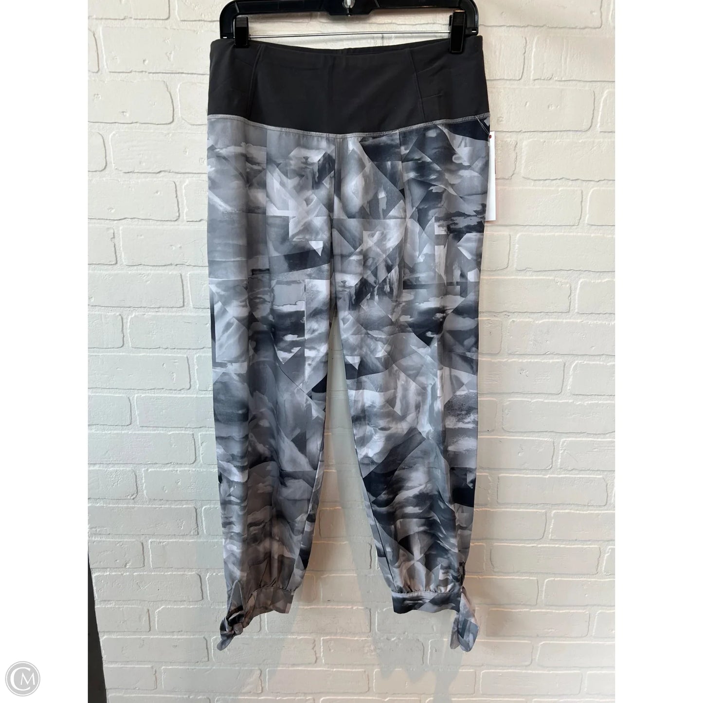 Athletic Pants By Lucy In Grey & White, Size: 8