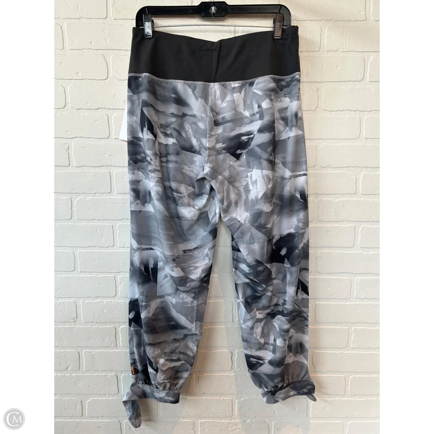 Athletic Pants By Lucy In Grey & White, Size: 8