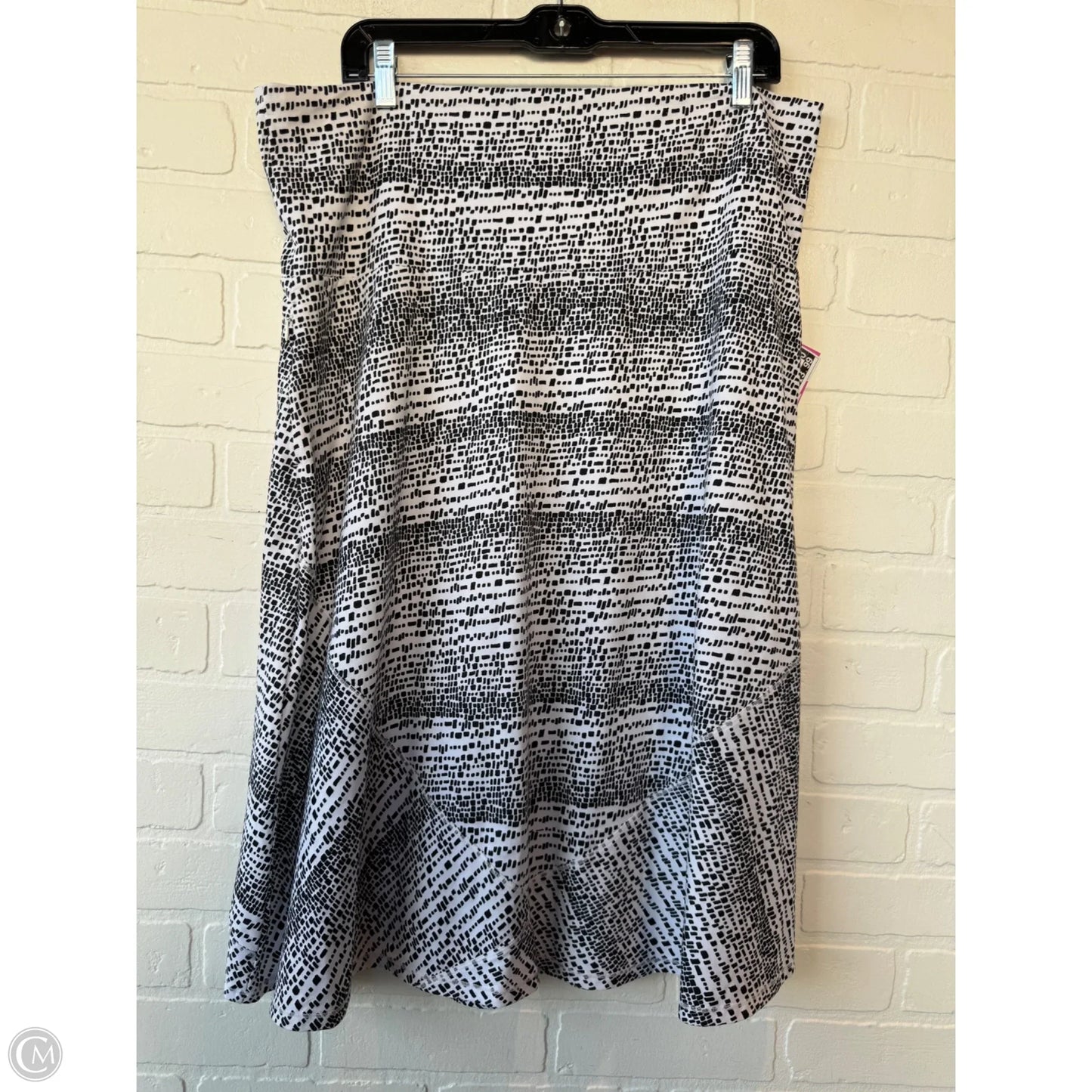 Skirt Midi By Exofficio In Black & White, Size: 16