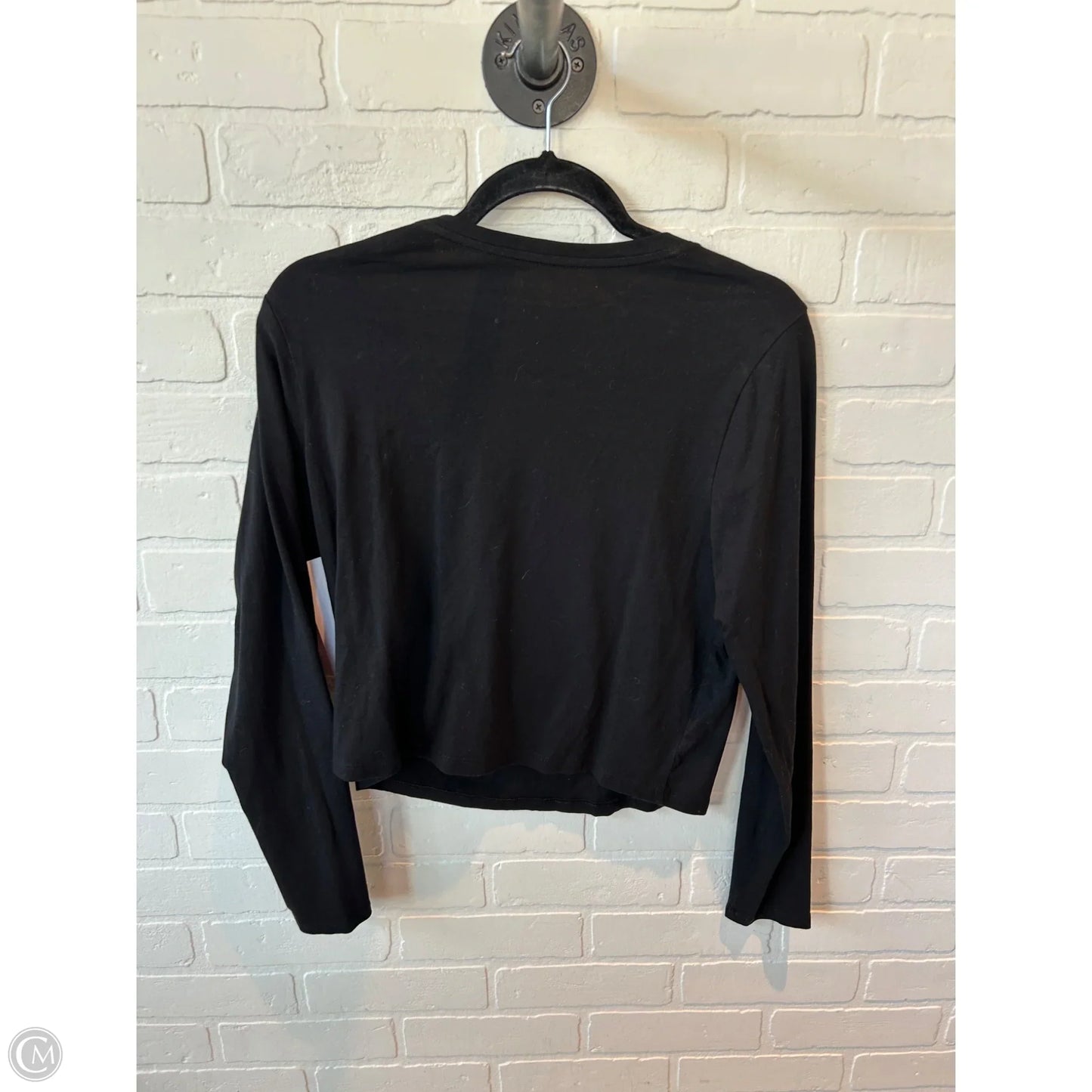 Top Long Sleeve Basic By Old Navy In Black, Size: L