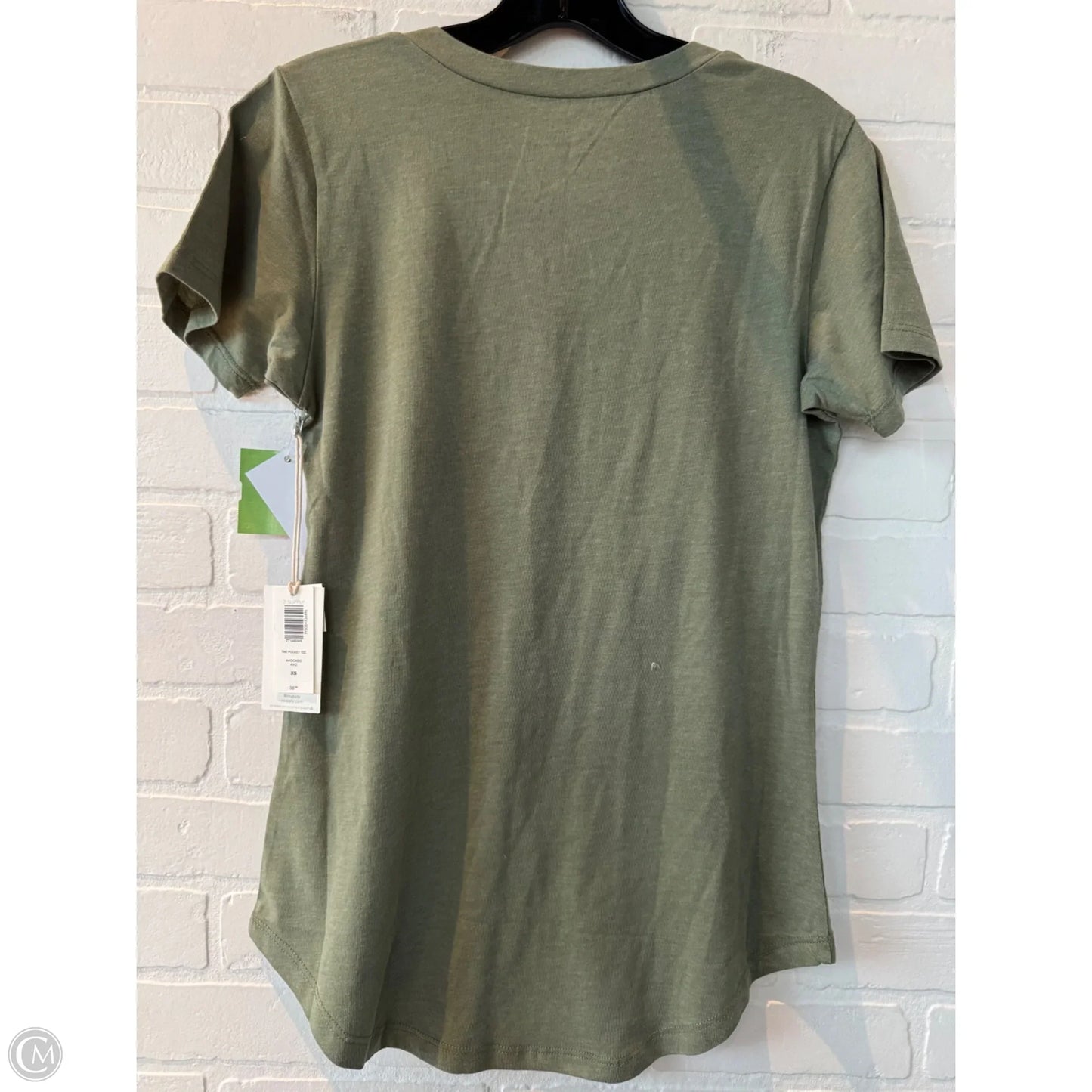 Top Short Sleeve Basic By Z Supply In Green, Size: Xs