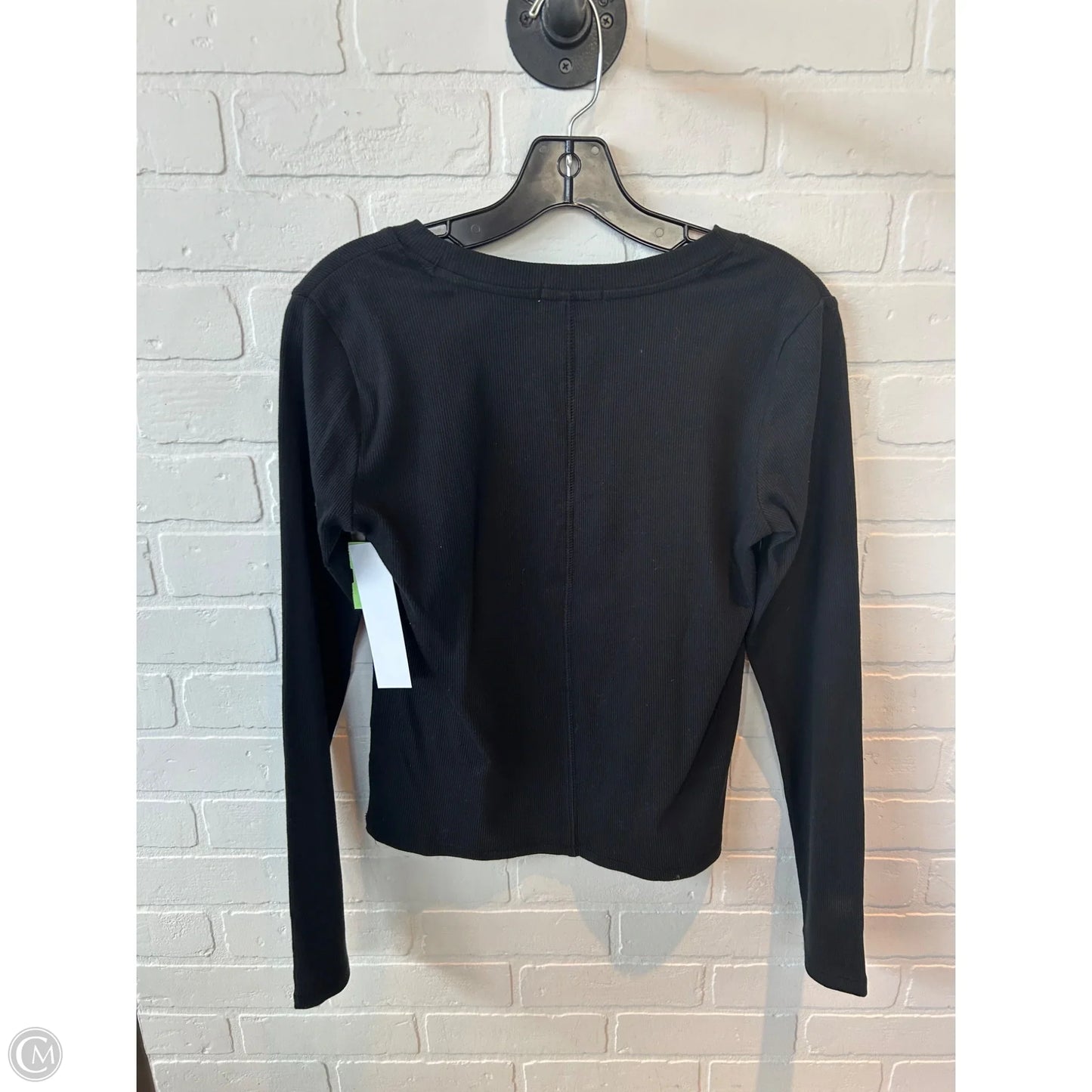 Top Long Sleeve By Z Supply In Black, Size: M