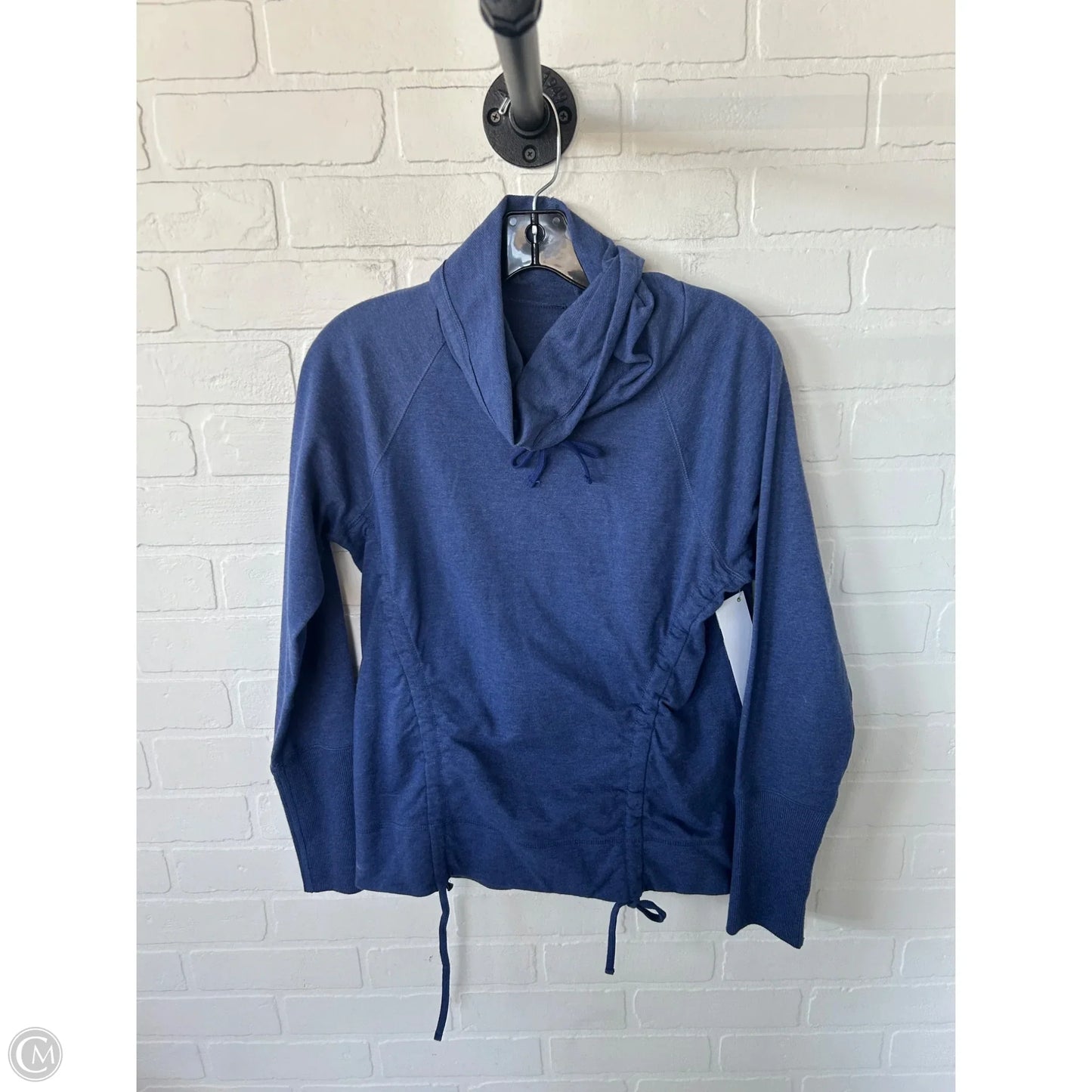 Athletic Sweatshirt Collar By Lucy In Blue, Size: M
