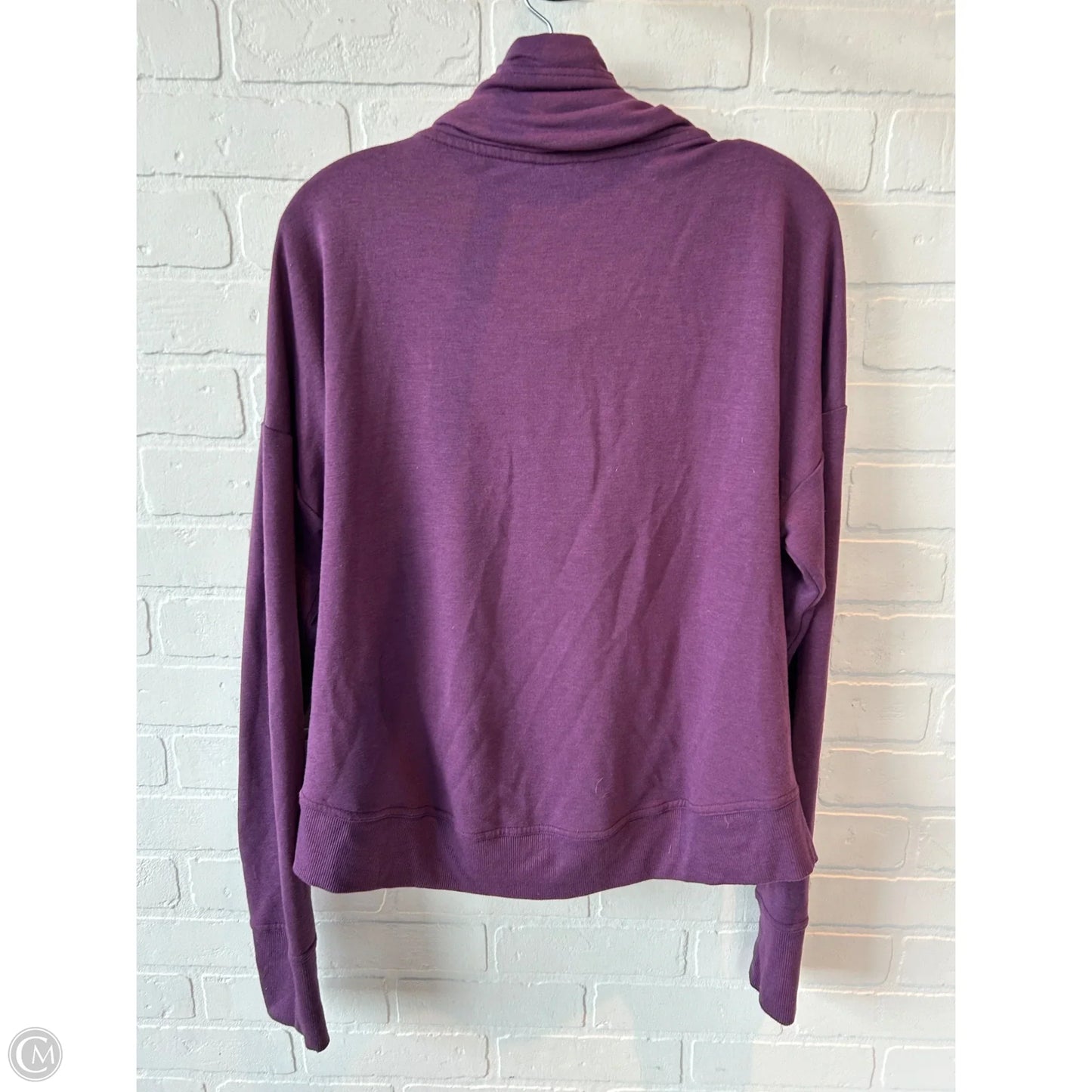 Sweatshirt Collar By Jockey In Purple, Size: M