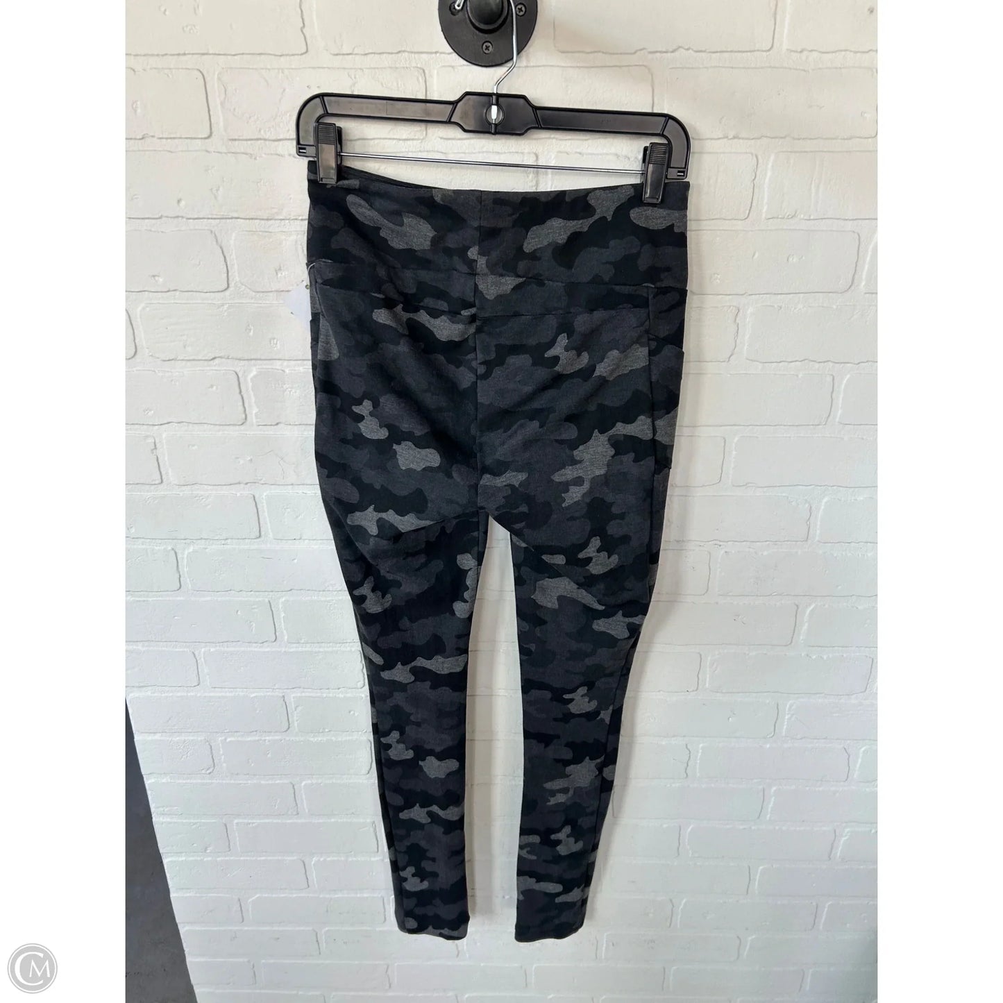 Athletic Leggings By Cabi In Black & Grey, Size: 4