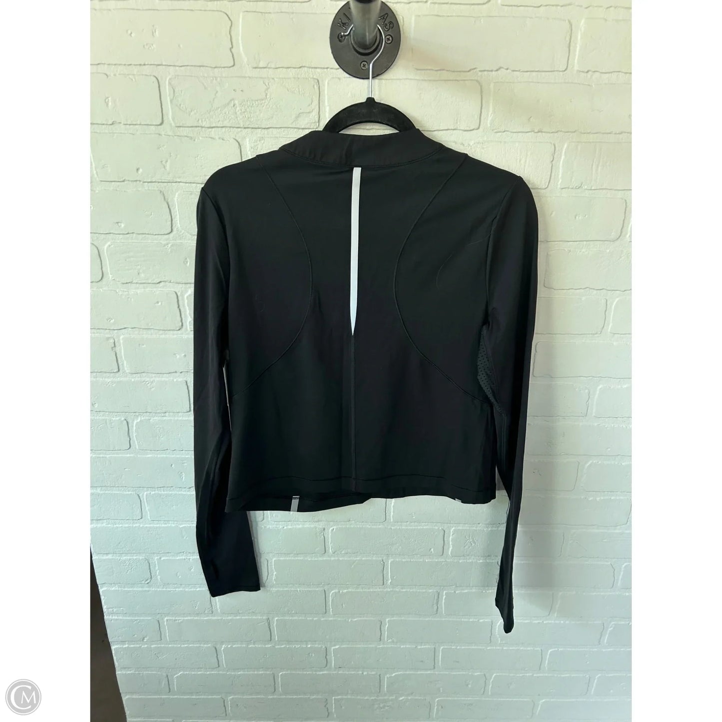 Athletic Top Long Sleeve Collar By Calia In Black, Size: Xl