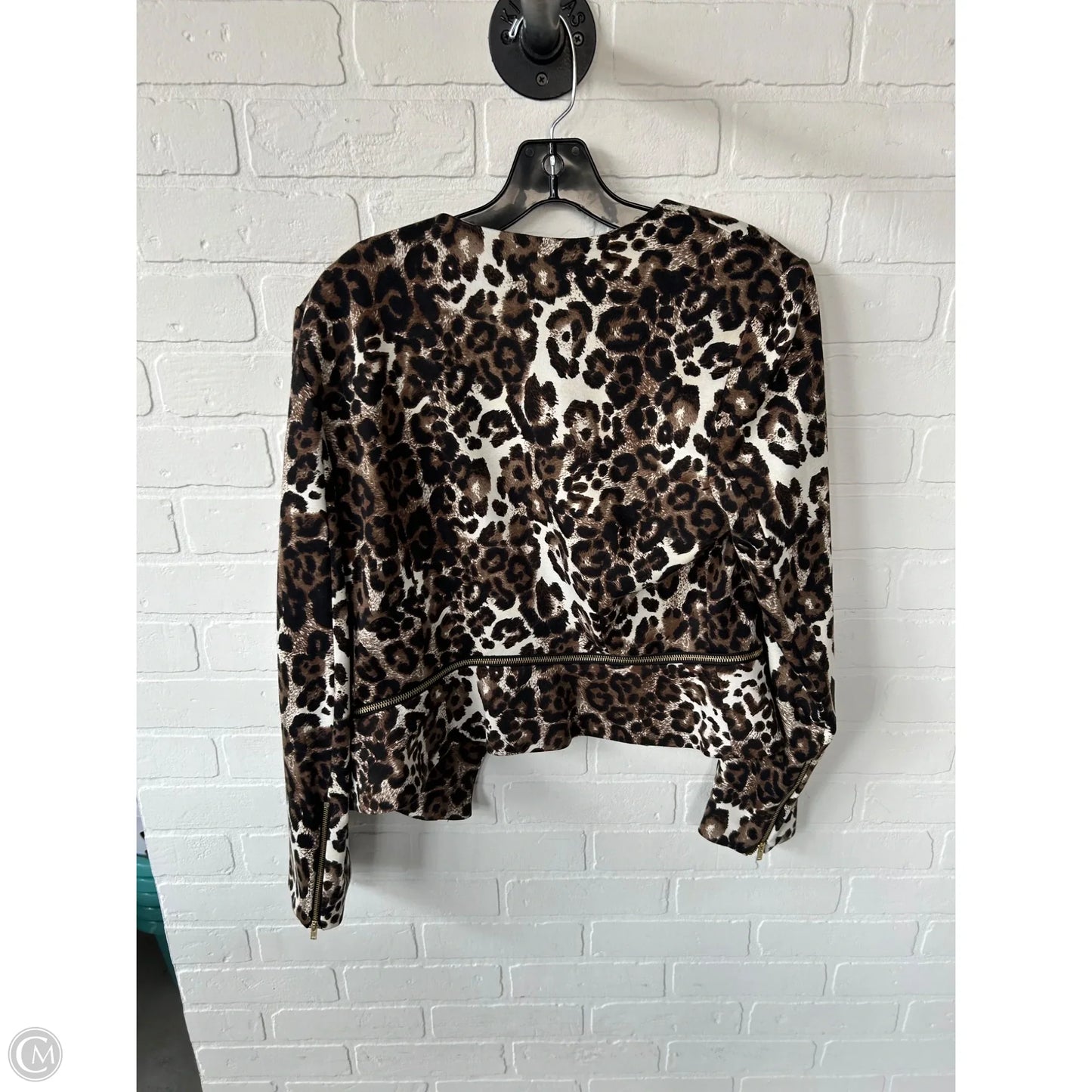 Blazer By Cmc In Animal Print, Size: L
