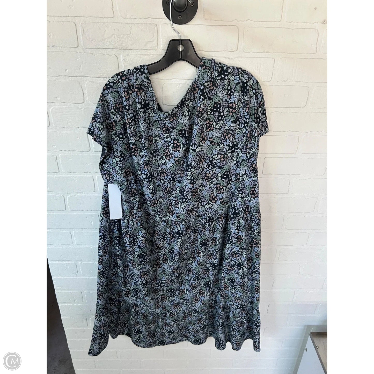 Dress Casual Midi By J. Jill In Blue & Purple, Size: 3x