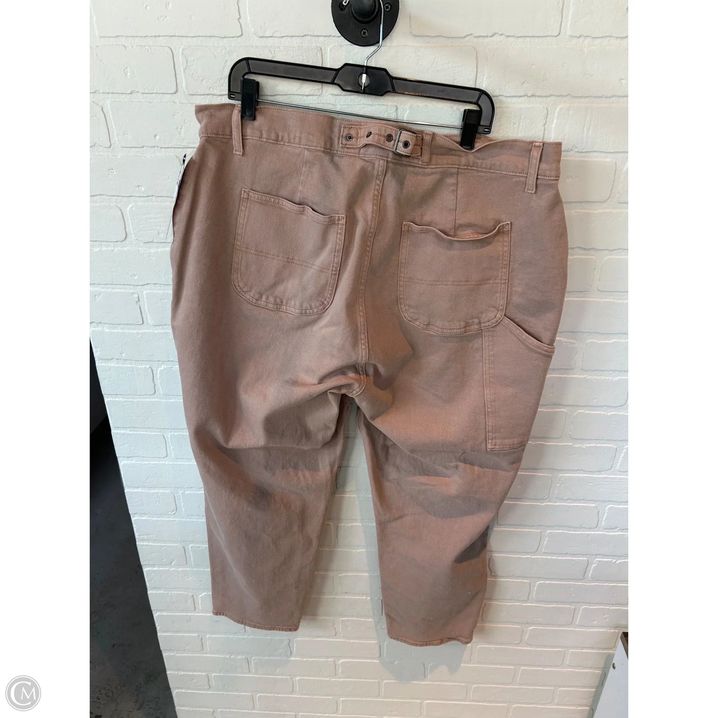 Jeans Straight By Old Navy In Tan Denim, Size: 20