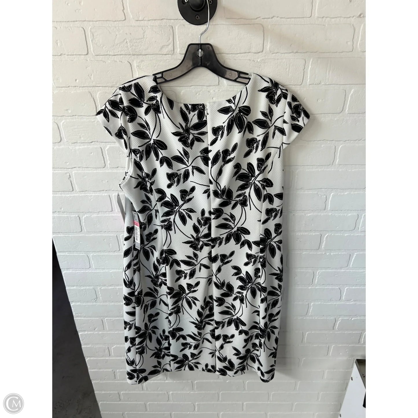 Dress Casual Midi By Preston And New York In Black & White, Size: 1x