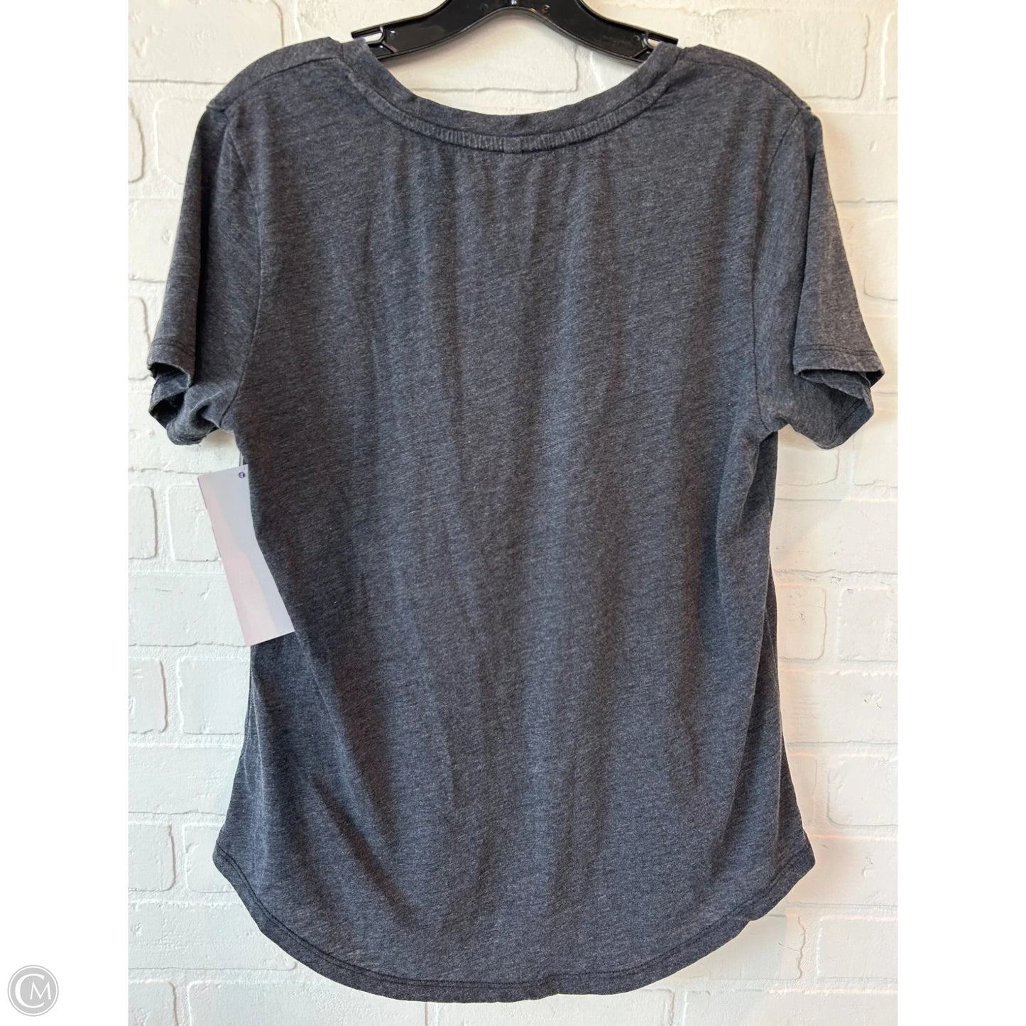 Top Short Sleeve Basic By Z Supply In Grey, Size: M