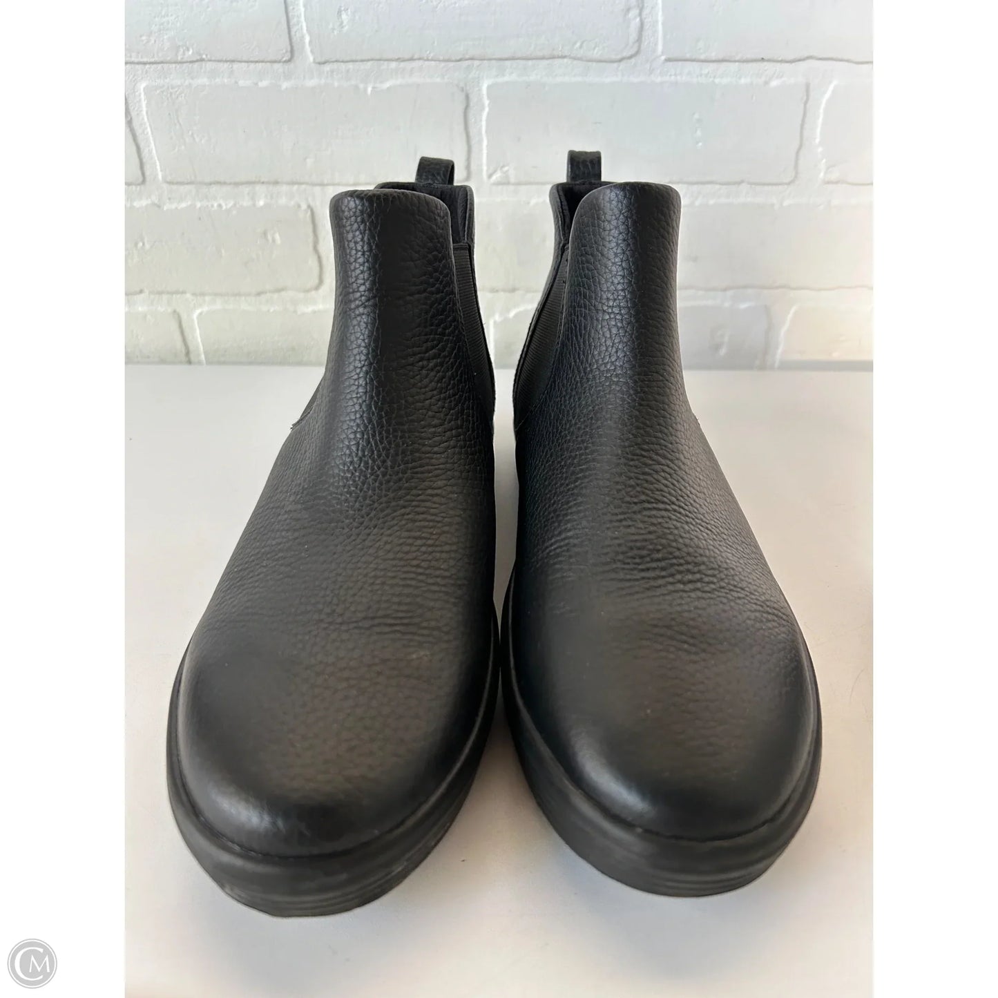 Boots Ankle Flats By Ecco In Black, Size: 11