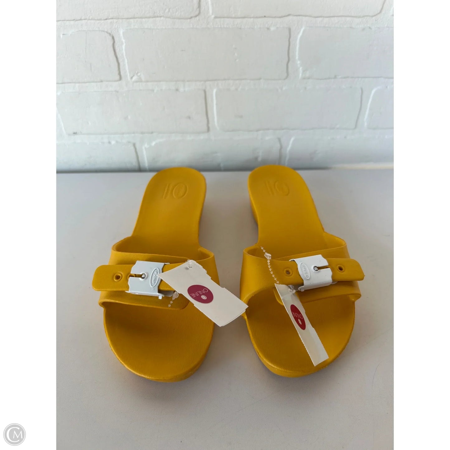 Sandals Flats By Dr Scholls In Yellow, Size: 8
