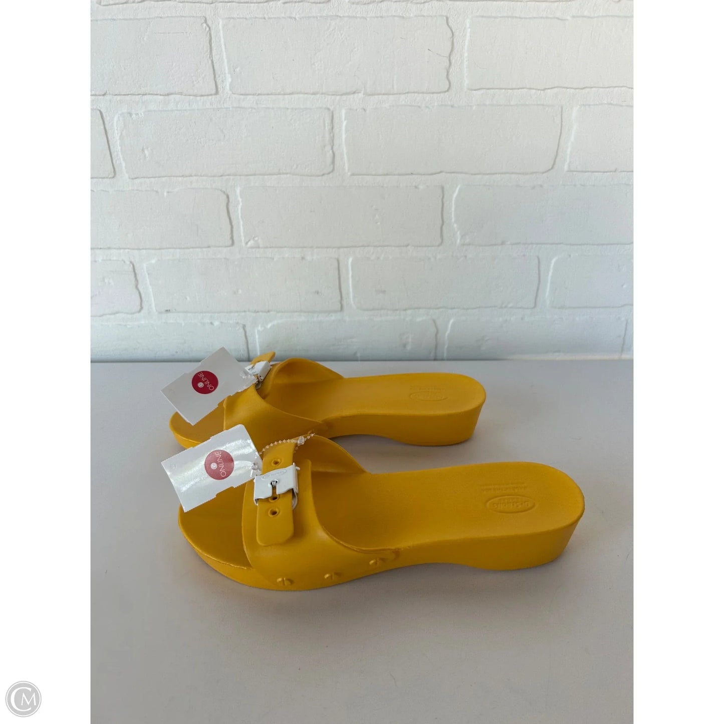 Sandals Flats By Dr Scholls In Yellow, Size: 8