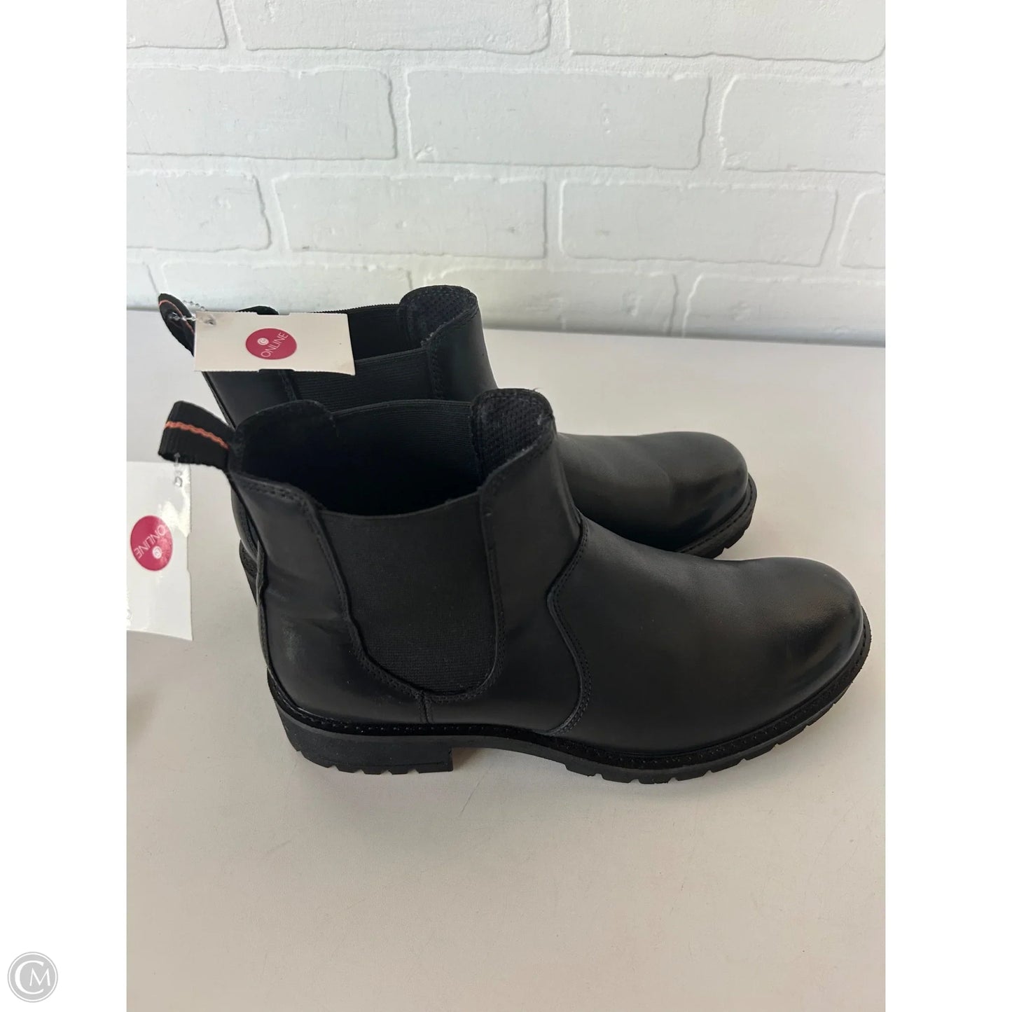 Boots Ankle Flats By Ecco In Black, Size: 8