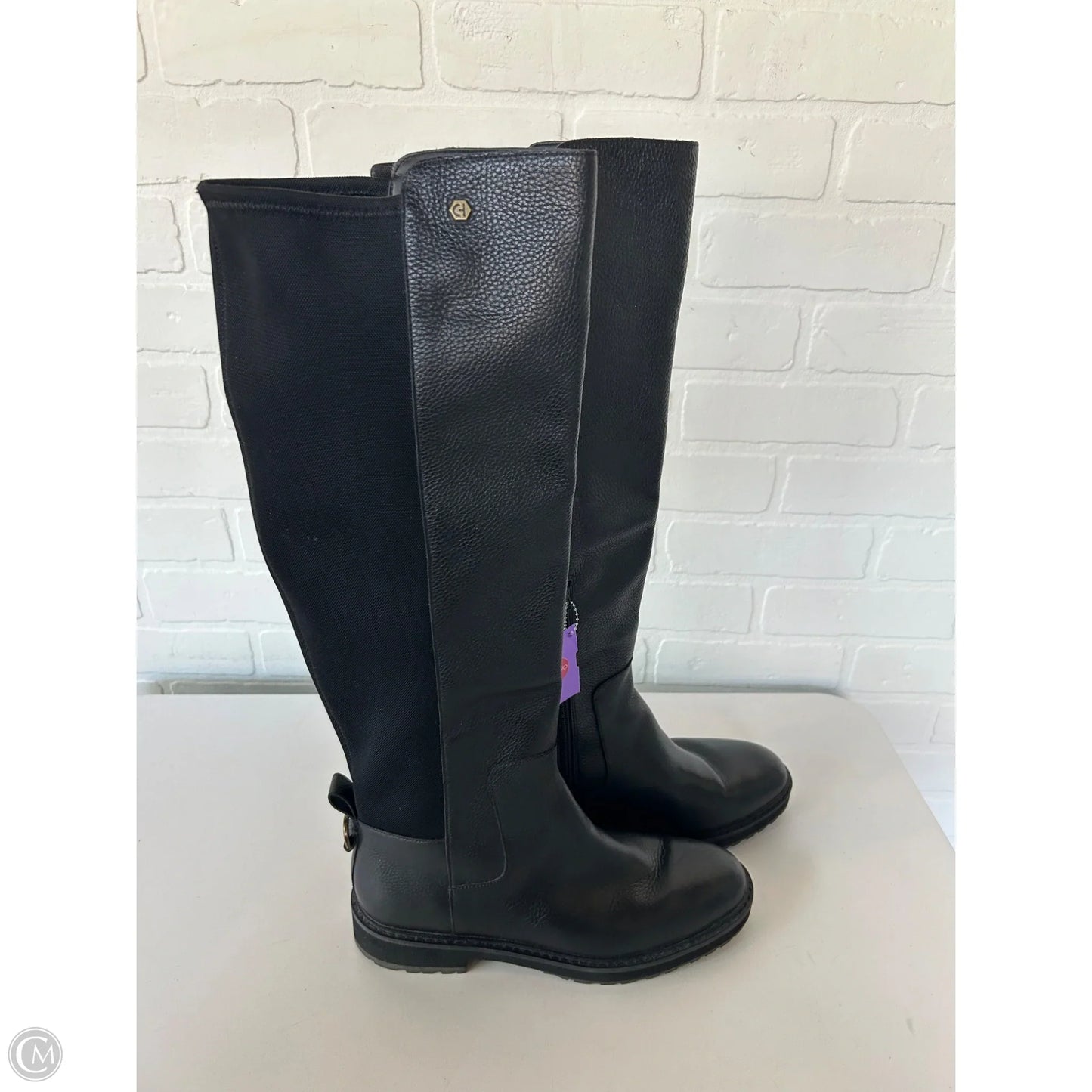 Boots Knee Flats By Cole-haan In Black, Size: 9