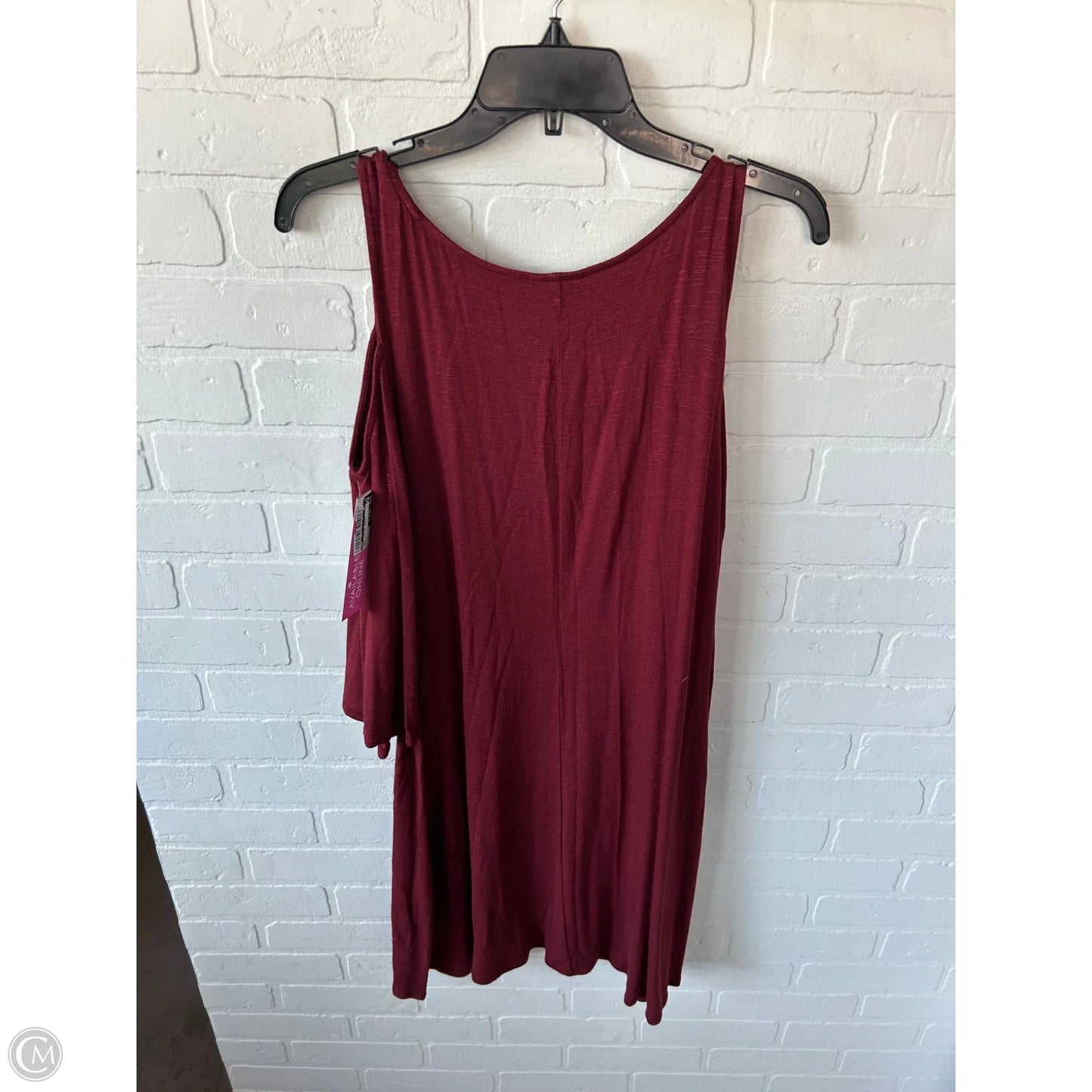 Dress Casual Short By Msk In Maroon, Size: M