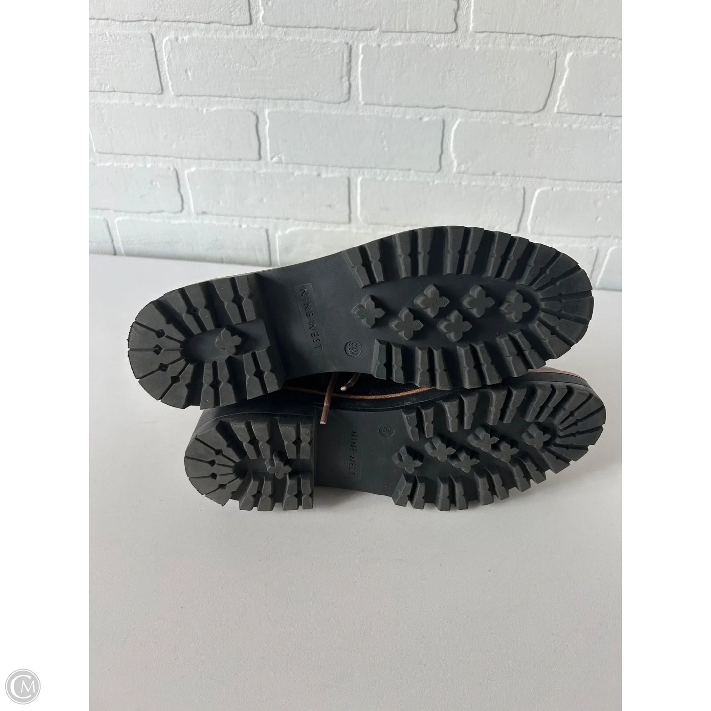 Boots Ankle Flats By Nine West In Black, Size: 9.5