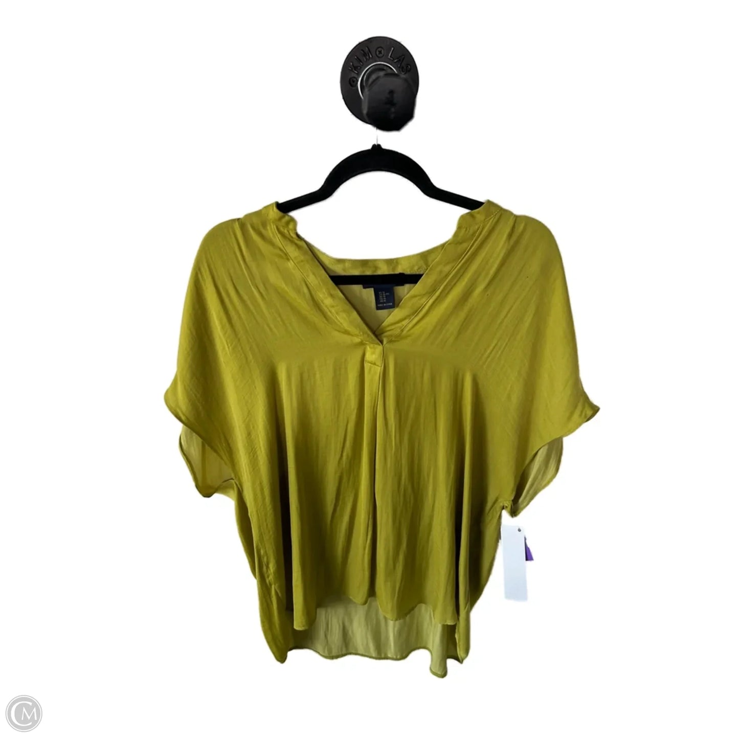 Top Short Sleeve By Rachel Roy In Green, Size: Xl