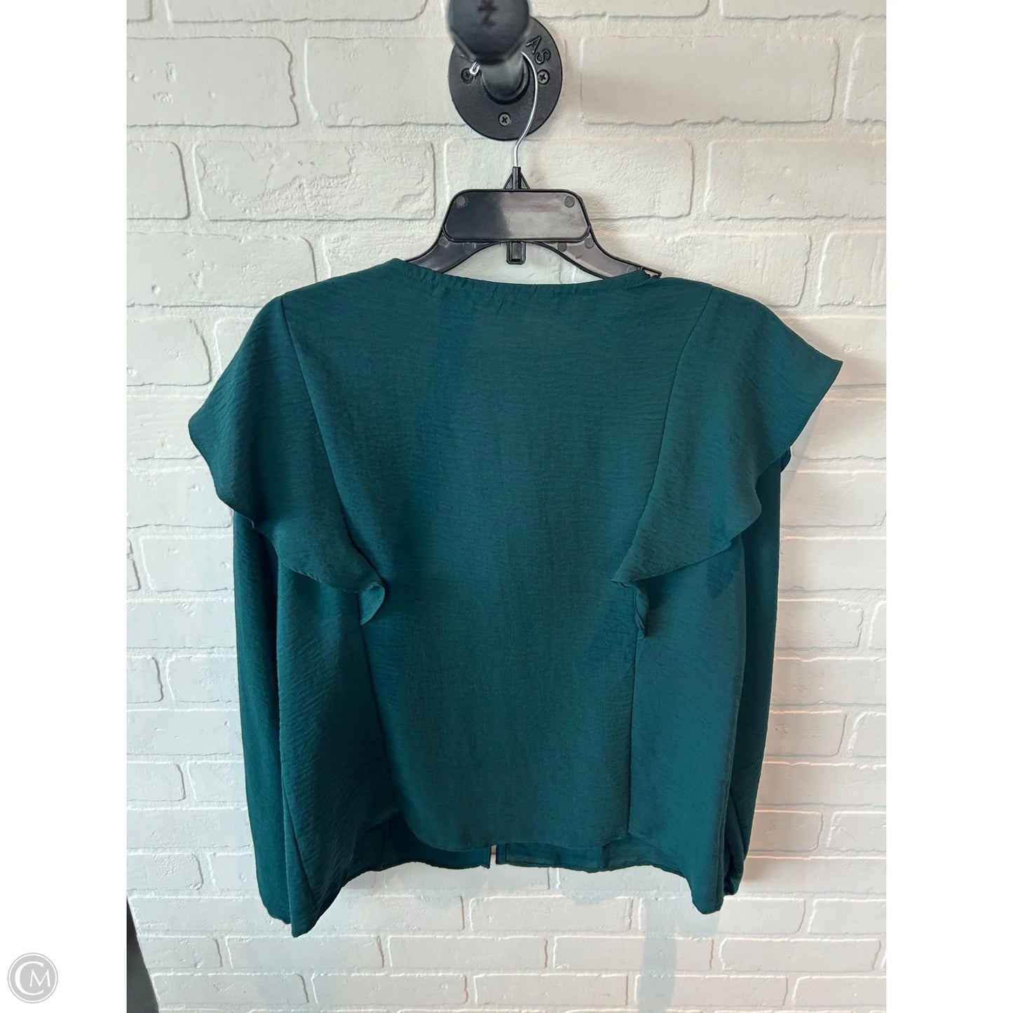 Top Long Sleeve By Nine West Apparel In Green, Size: L