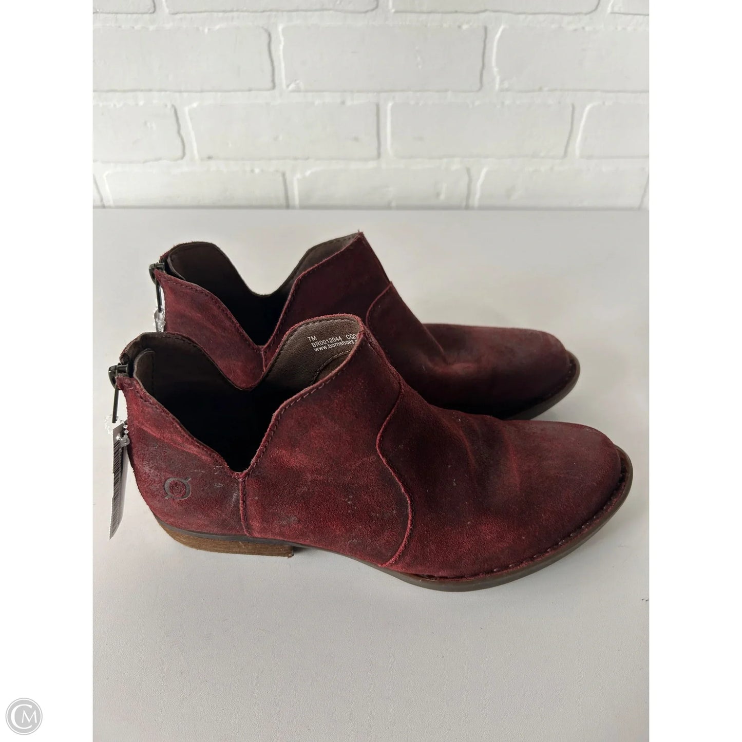 Boots Ankle Flats By Born In Red, Size: 7