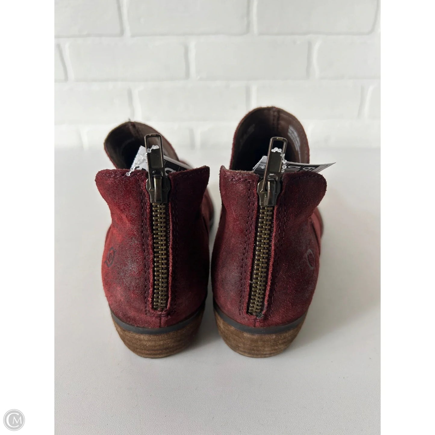 Boots Ankle Flats By Born In Red, Size: 7