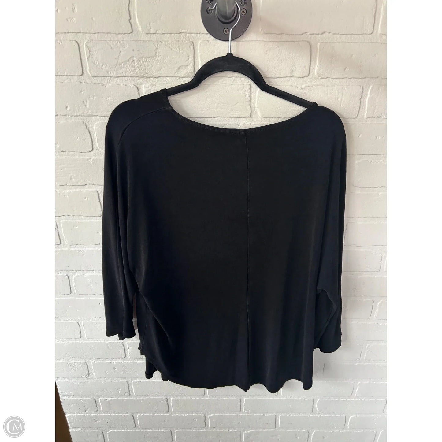 Top Long Sleeve By Chicos In Black, Size: Xl