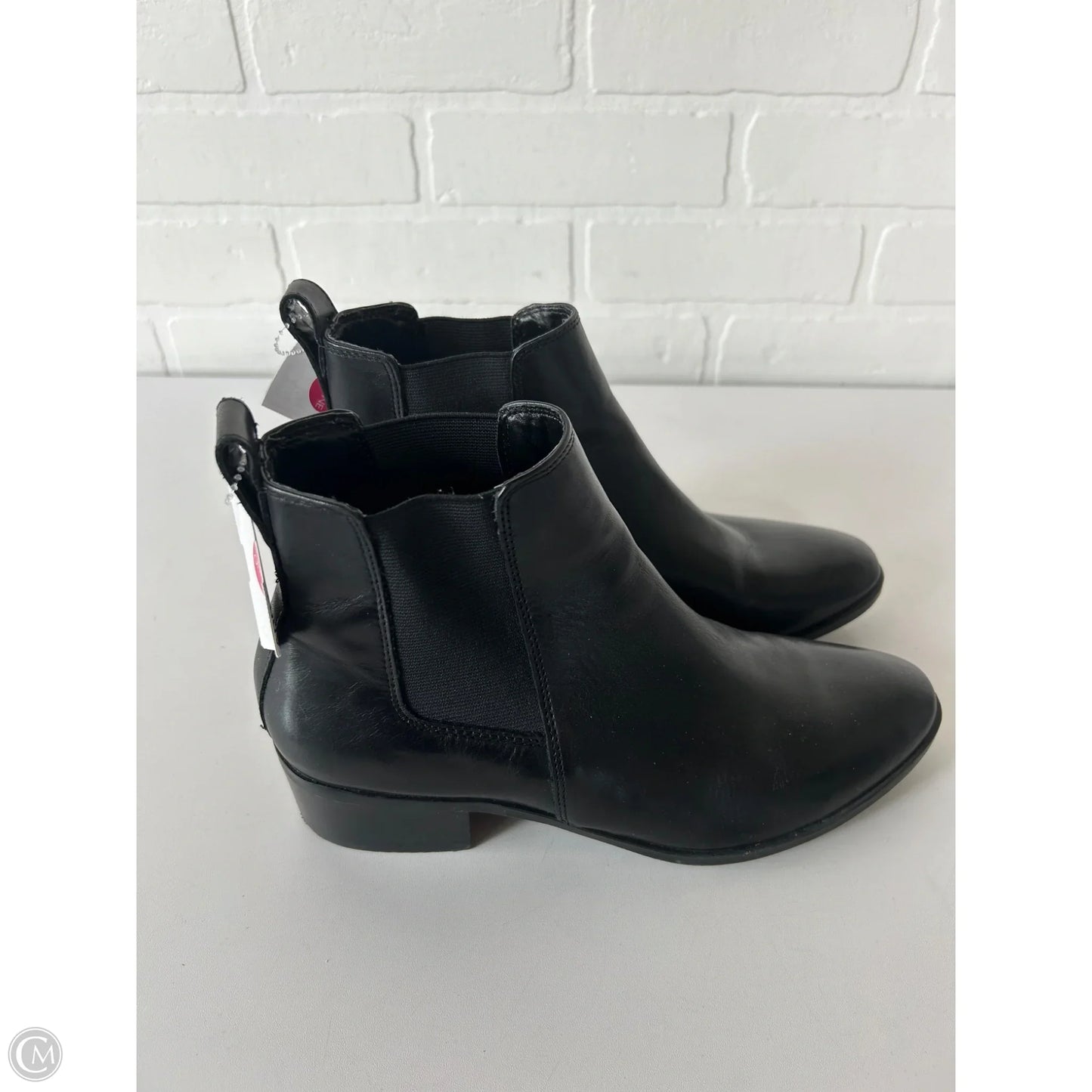 Boots Ankle Flats By Steve Madden In Black, Size: 8