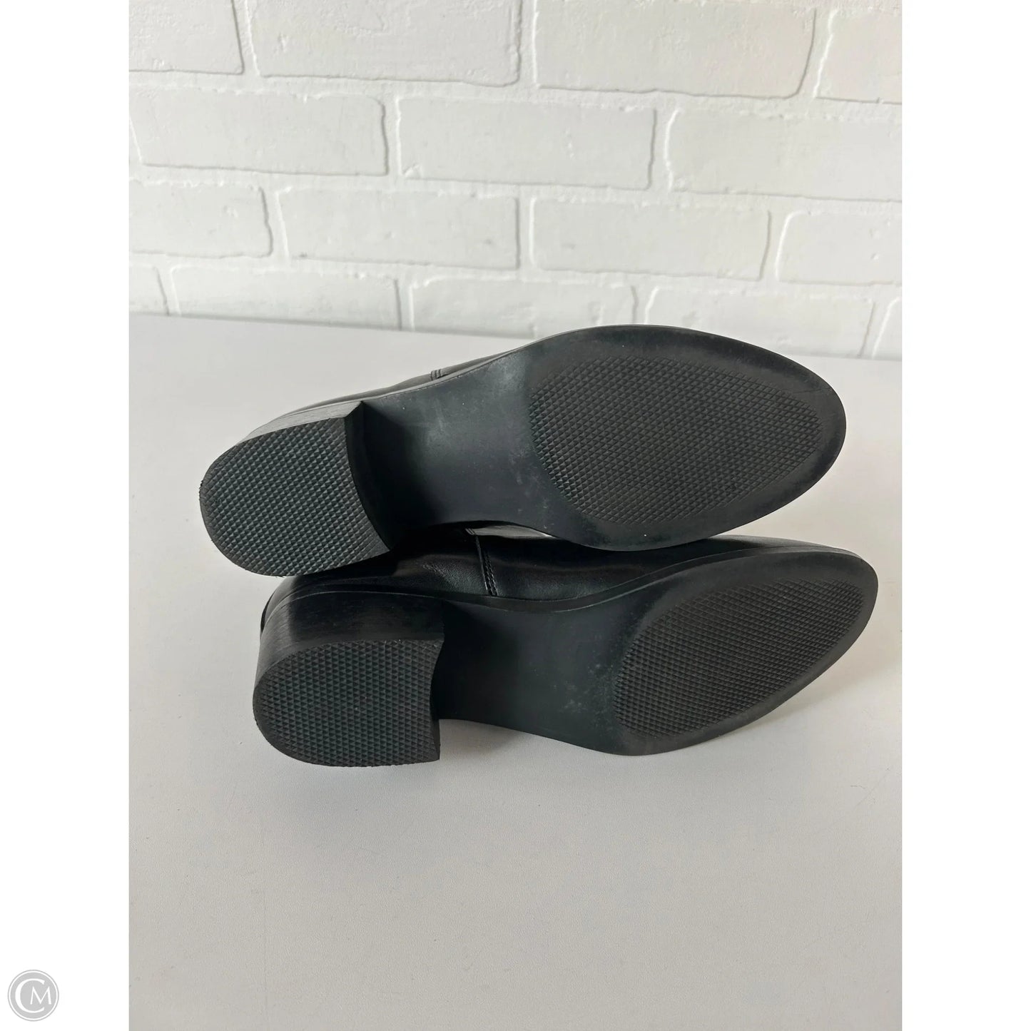 Boots Ankle Flats By Steve Madden In Black, Size: 8