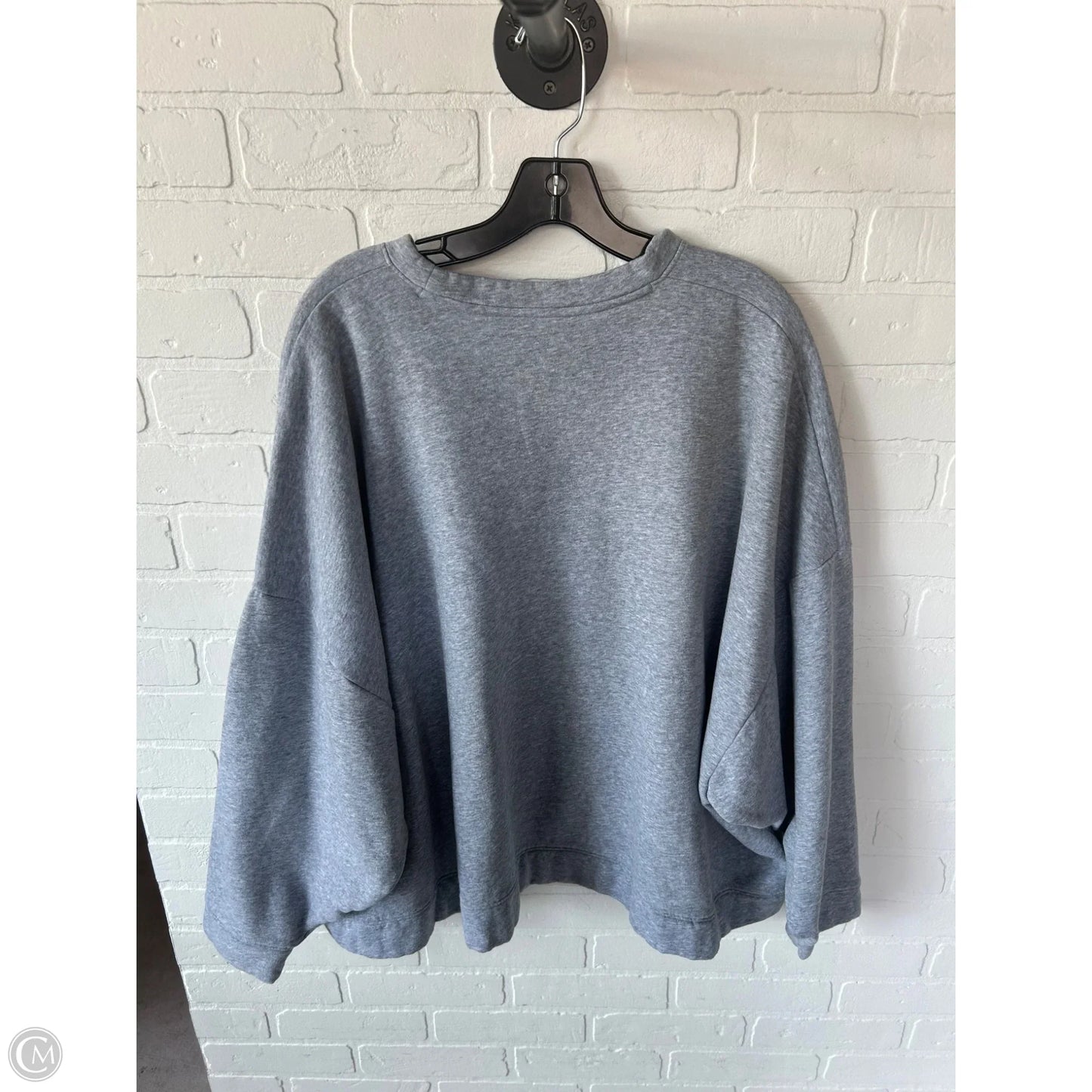 Athletic Sweatshirt Crewneck By Under Armour In Grey, Size: Xl
