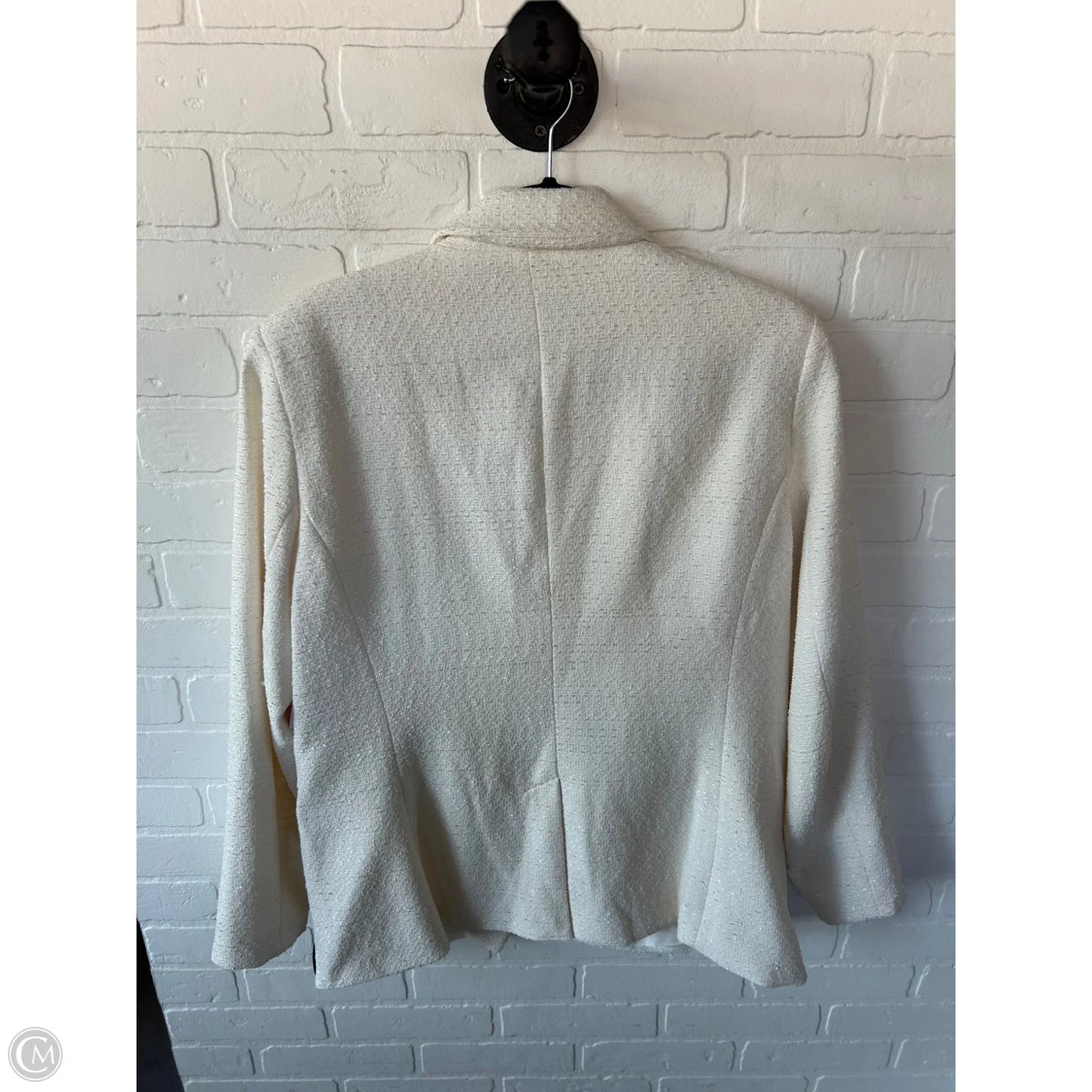 Blazer By Nine West In Cream, Size: L