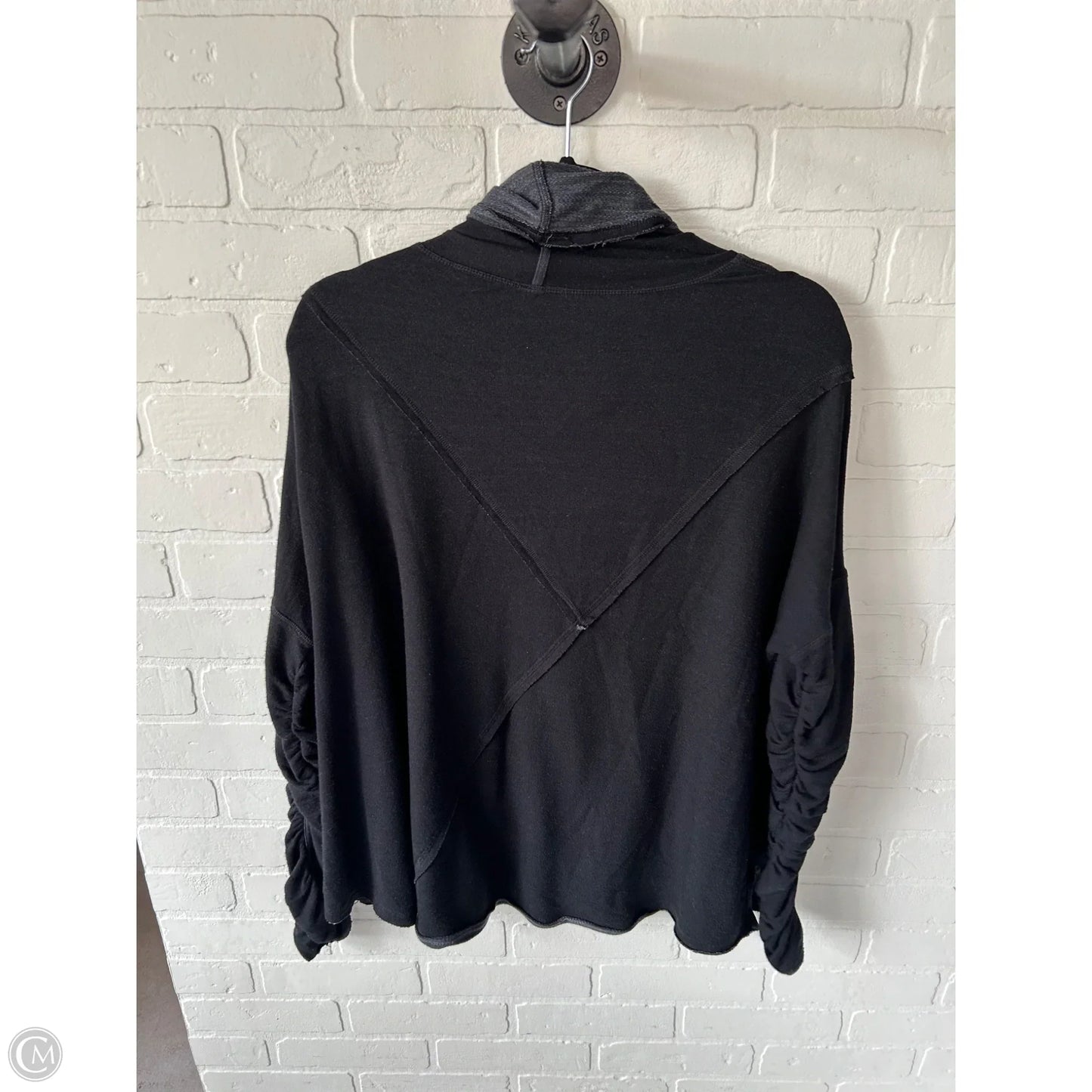 Top Long Sleeve By Free People In Black, Size: S