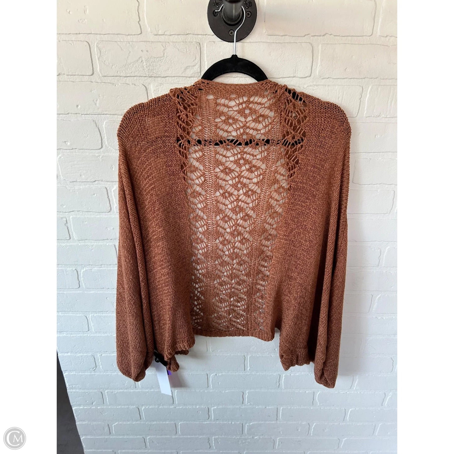 Sweater Cardigan By Akemi And Kin In Brown, Size: Osfm