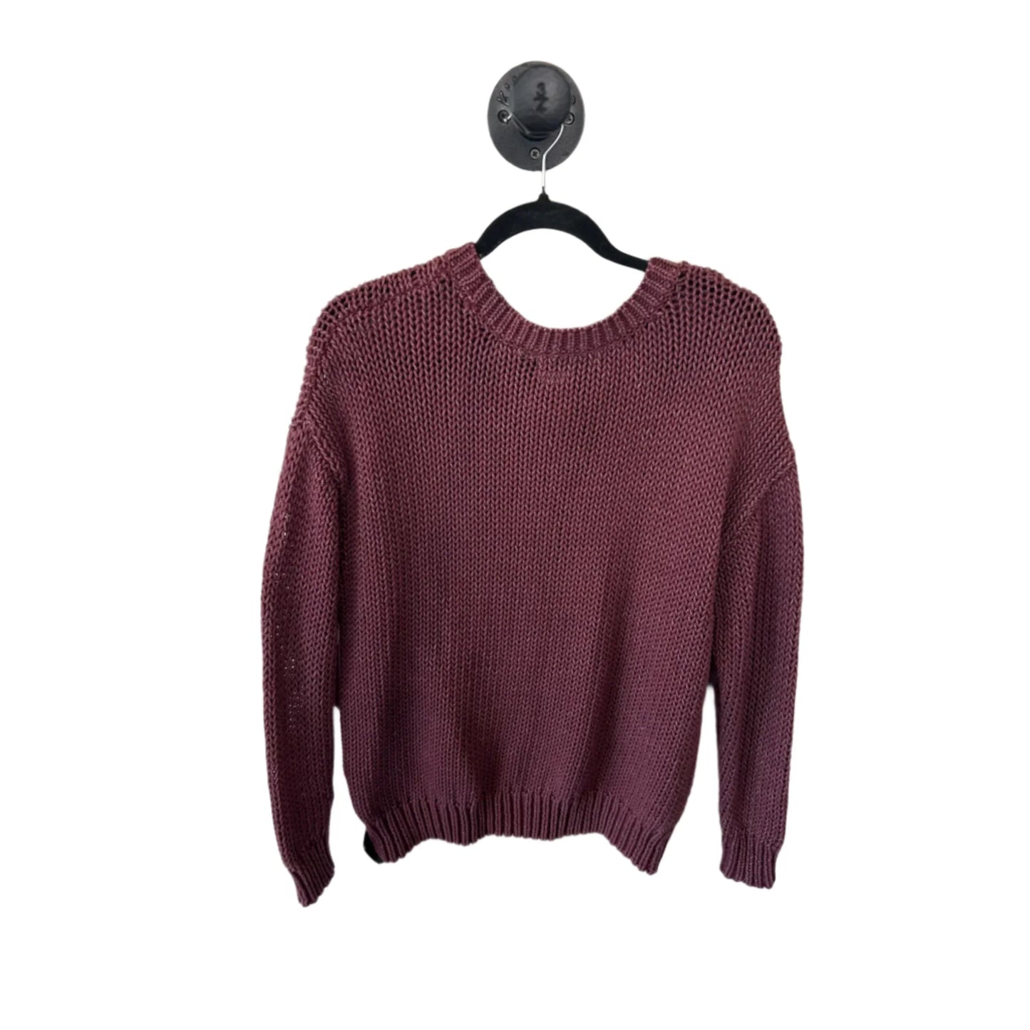 Sweater By Abercrombie And Fitch In Maroon, Size: Xs