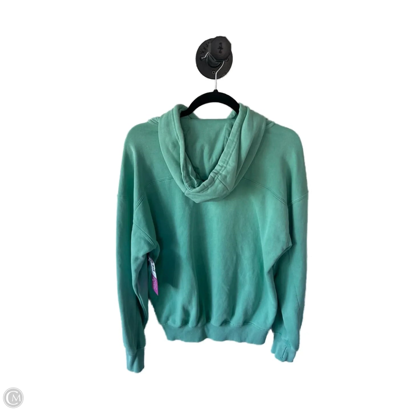 Athletic Sweatshirt Hoodie By Yogalicious In Green, Size: S