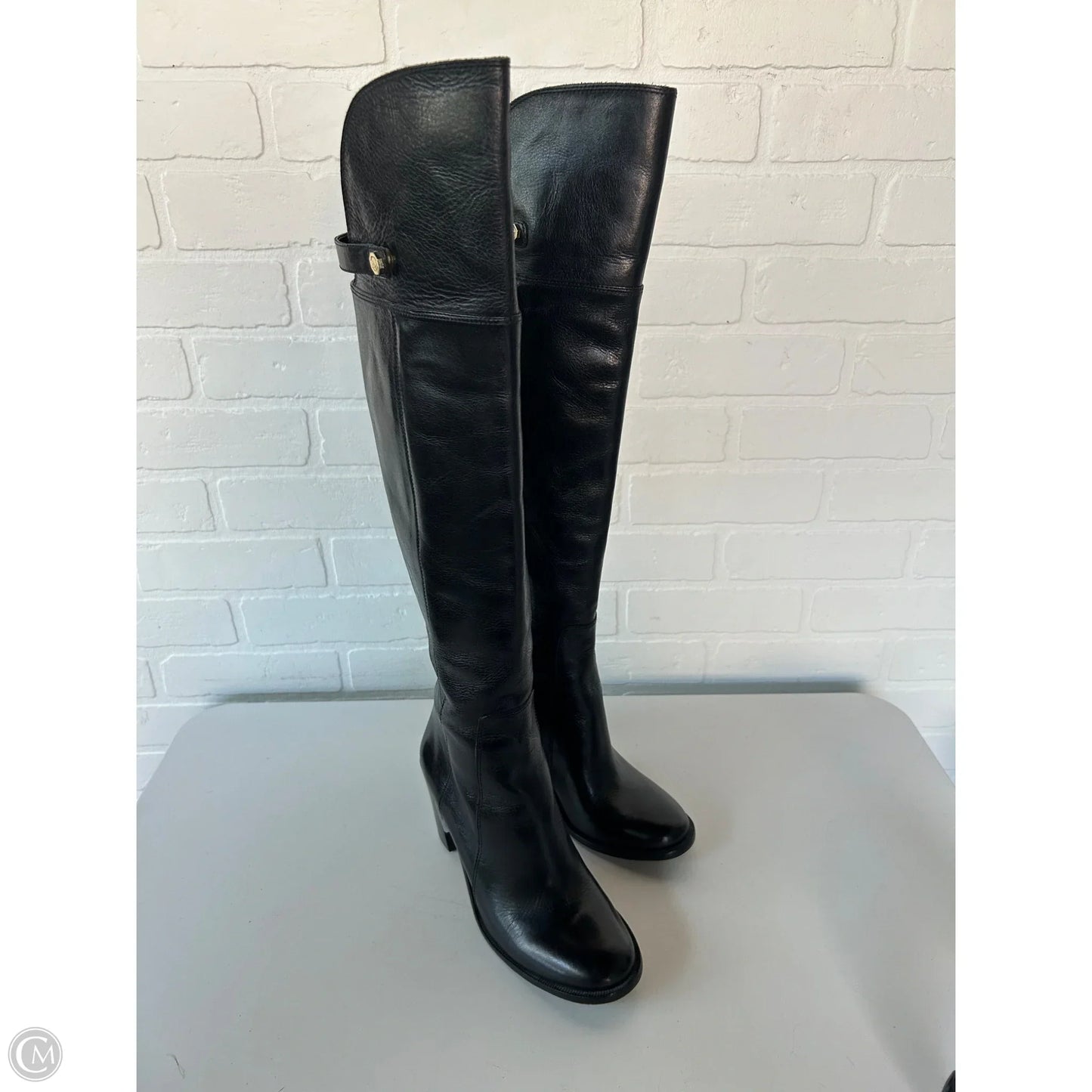Boots Over-the-knee Heels By Louise Et Cie In Black, Size: 7.5
