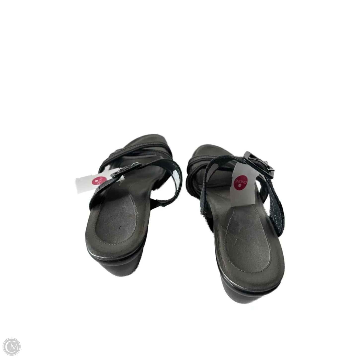 Sandals Heels Block By Naot In Black, Size: 11