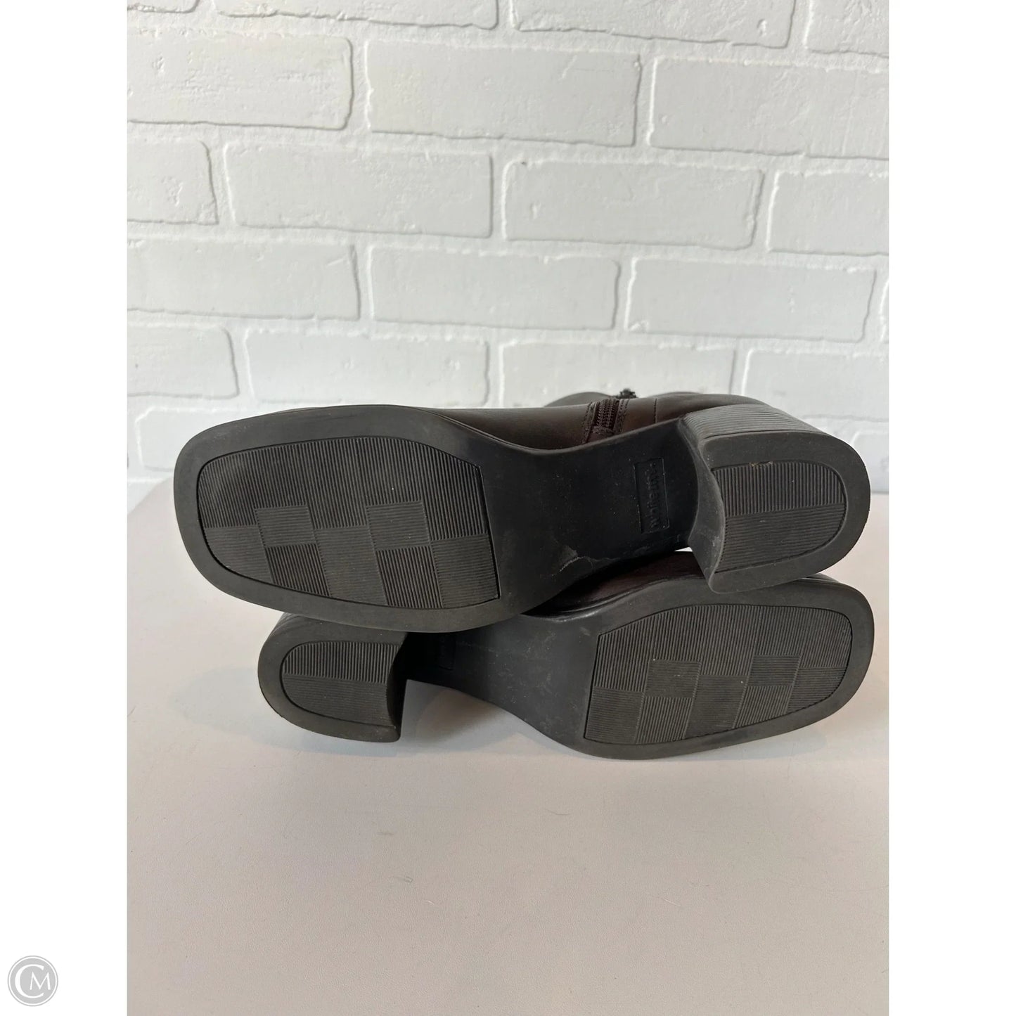 Boots Ankle Heels By White Mountain In Brown, Size: 10