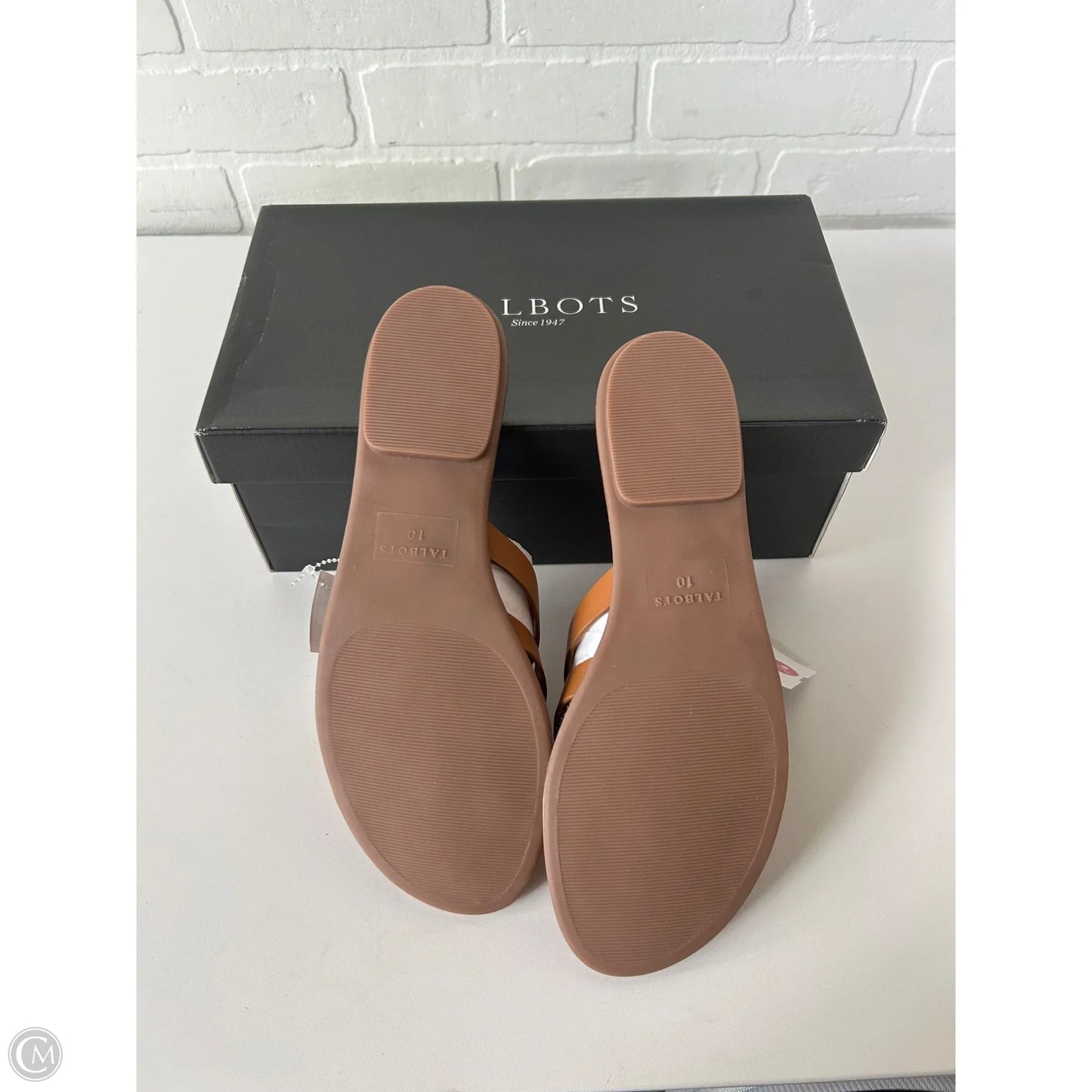 Sandals Flats By Talbots In Brown, Size: 10