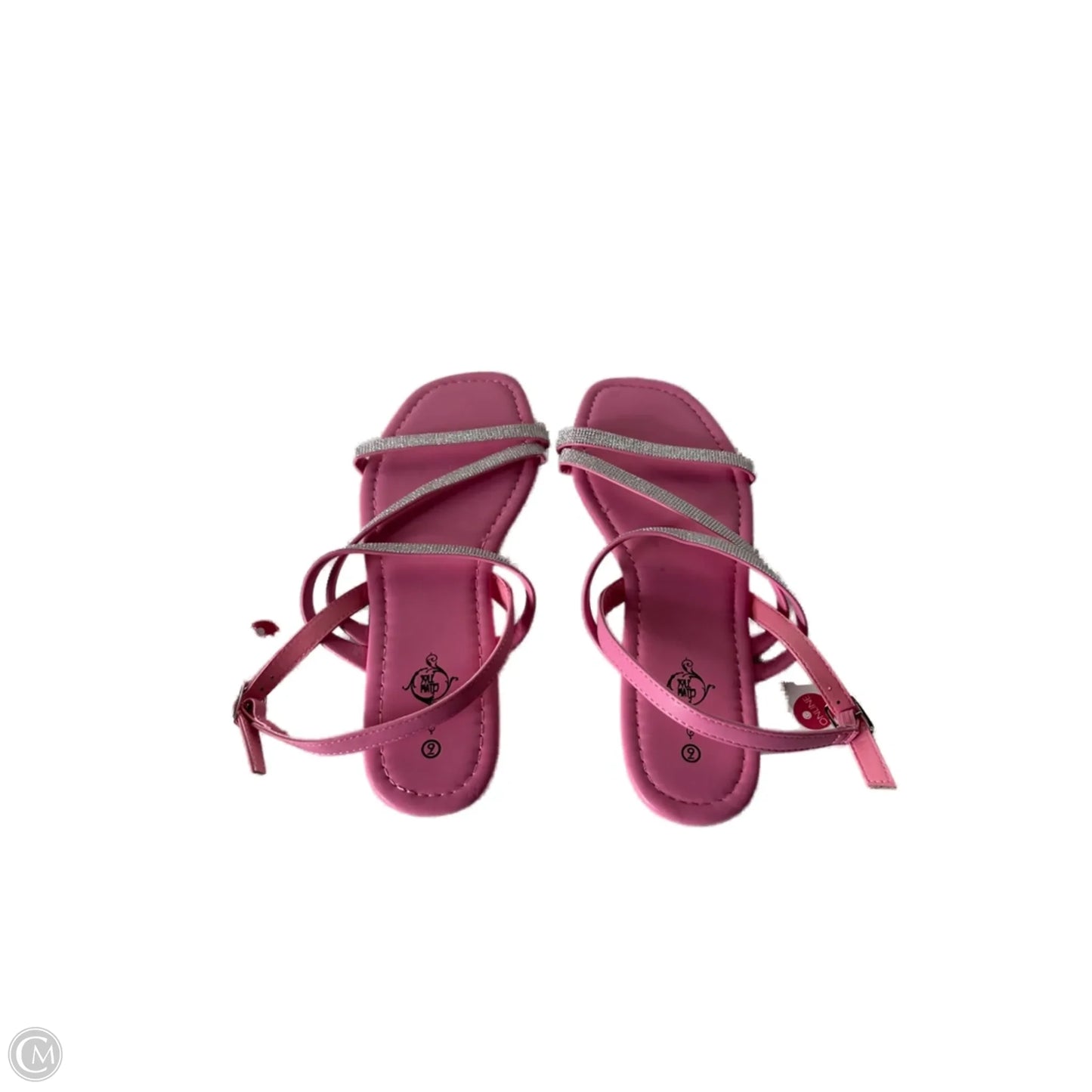 Sandals Flats By Clothes Mentor In Pink, Size: 9